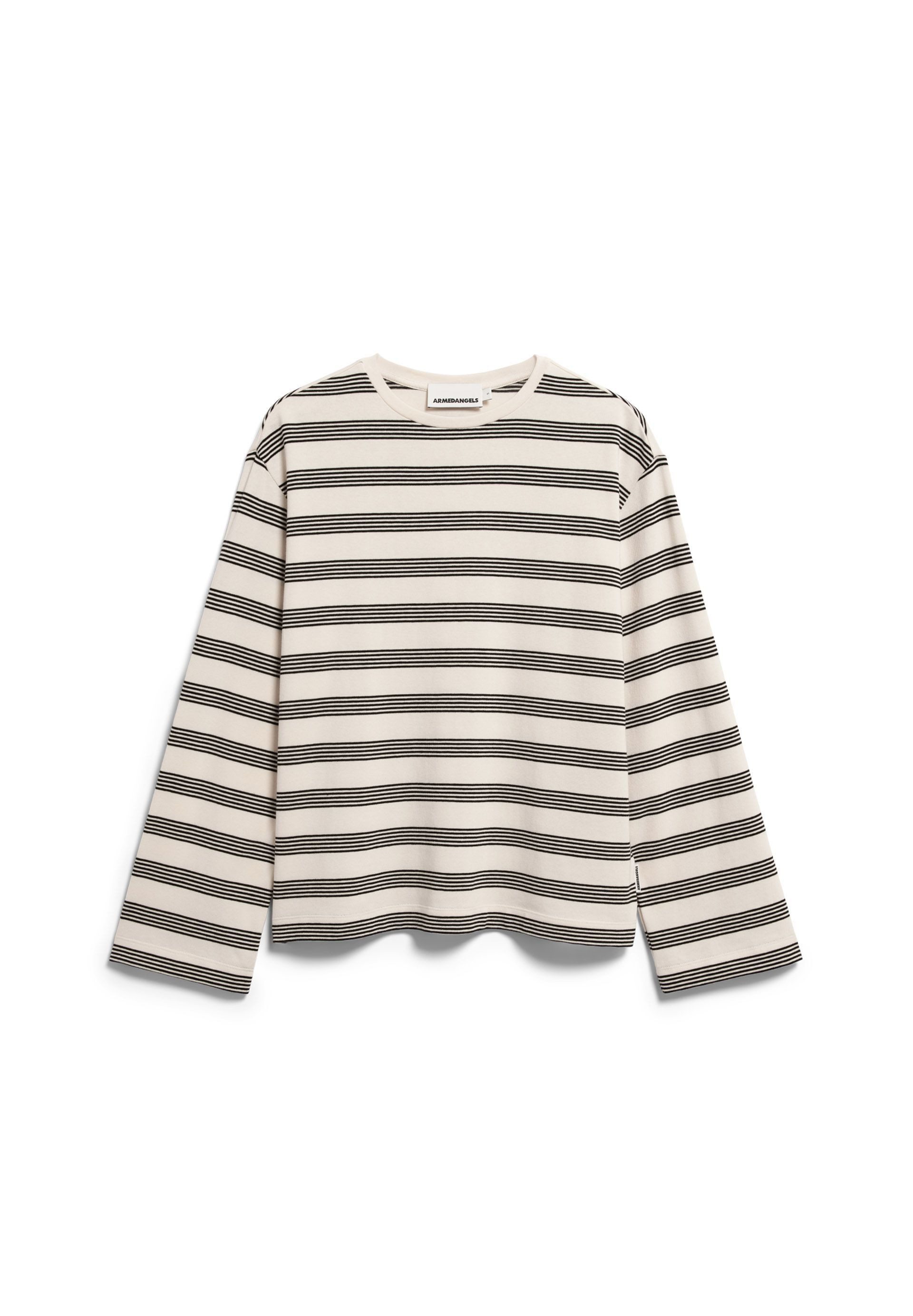 Armedangels Longsleeve MARYNAA FINE STRIPE Loose Fit
