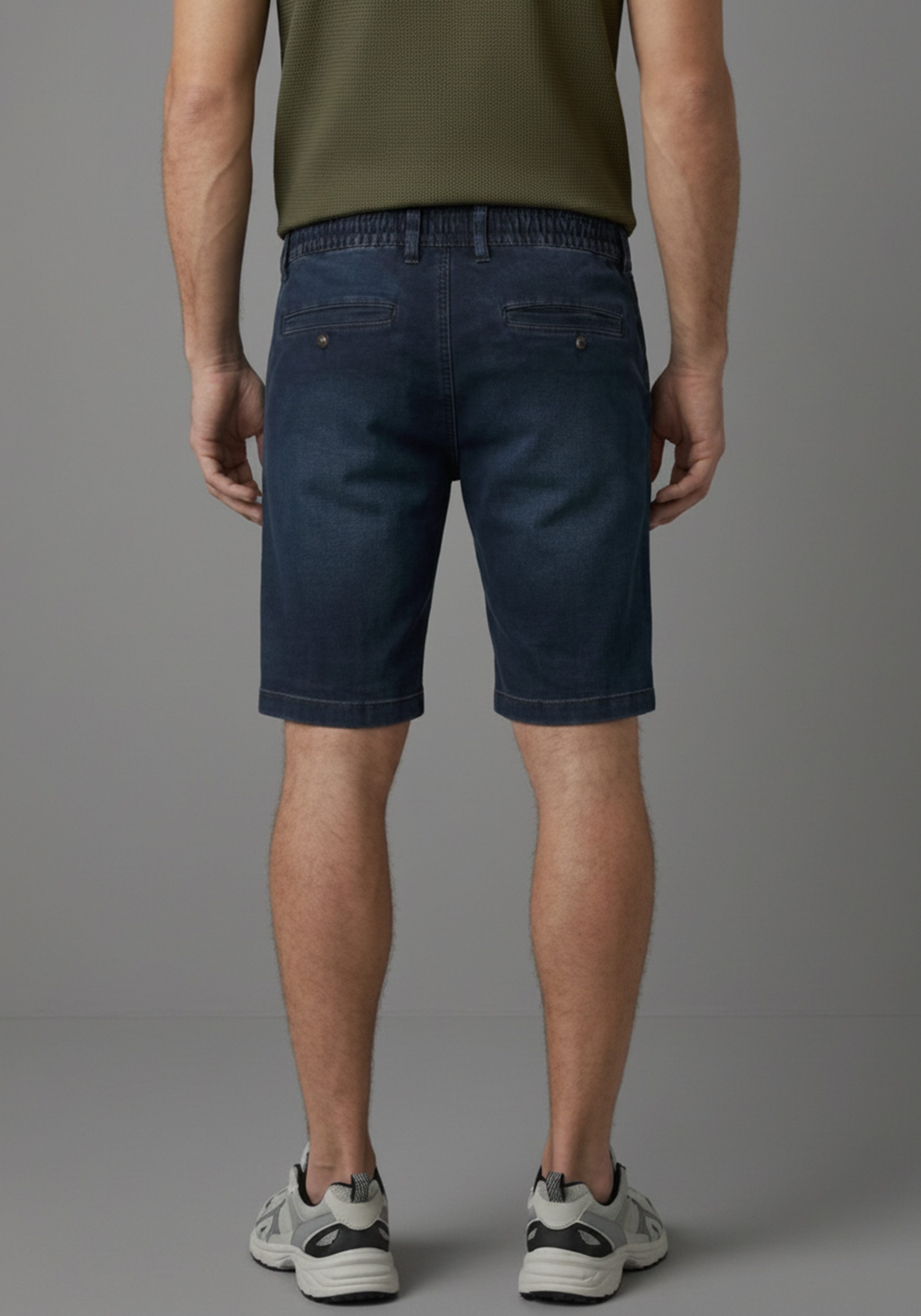 Arizona Jogg-Jeansbermudas Regular Fit, gerades Bein, niedrige Leibhöhe, mit Kordelzug