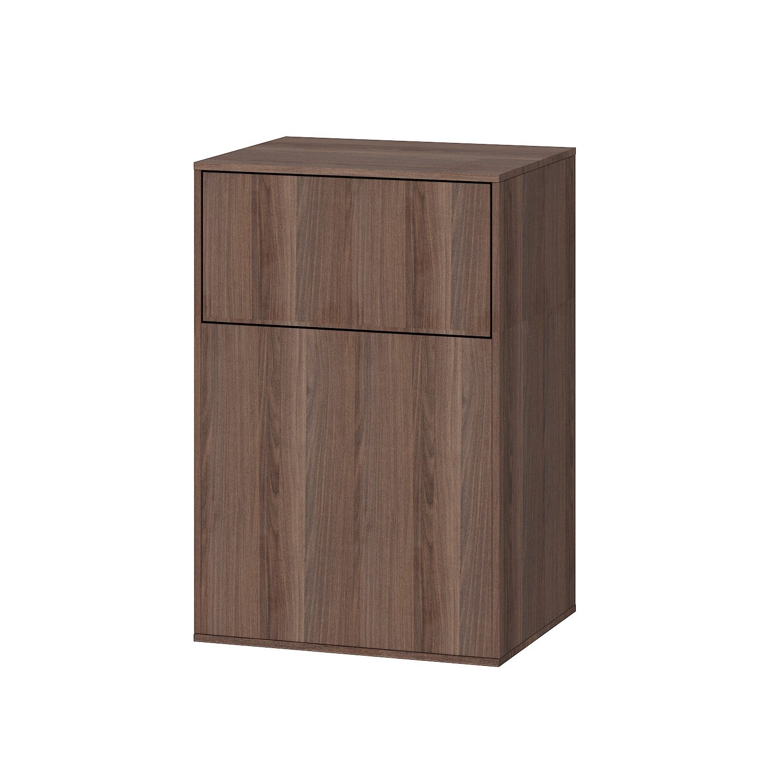 FUFU&GAGA Хранилищаsbox Modulares Хранилища mit Klapptür, Dunkelwalnuss, MDF, 50×40×76 cm (4 St)