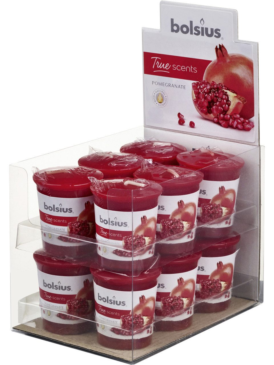 Bolsius Duftkerze Bolsius Duftkerze Granatapfel, Höhe günstig online kaufen