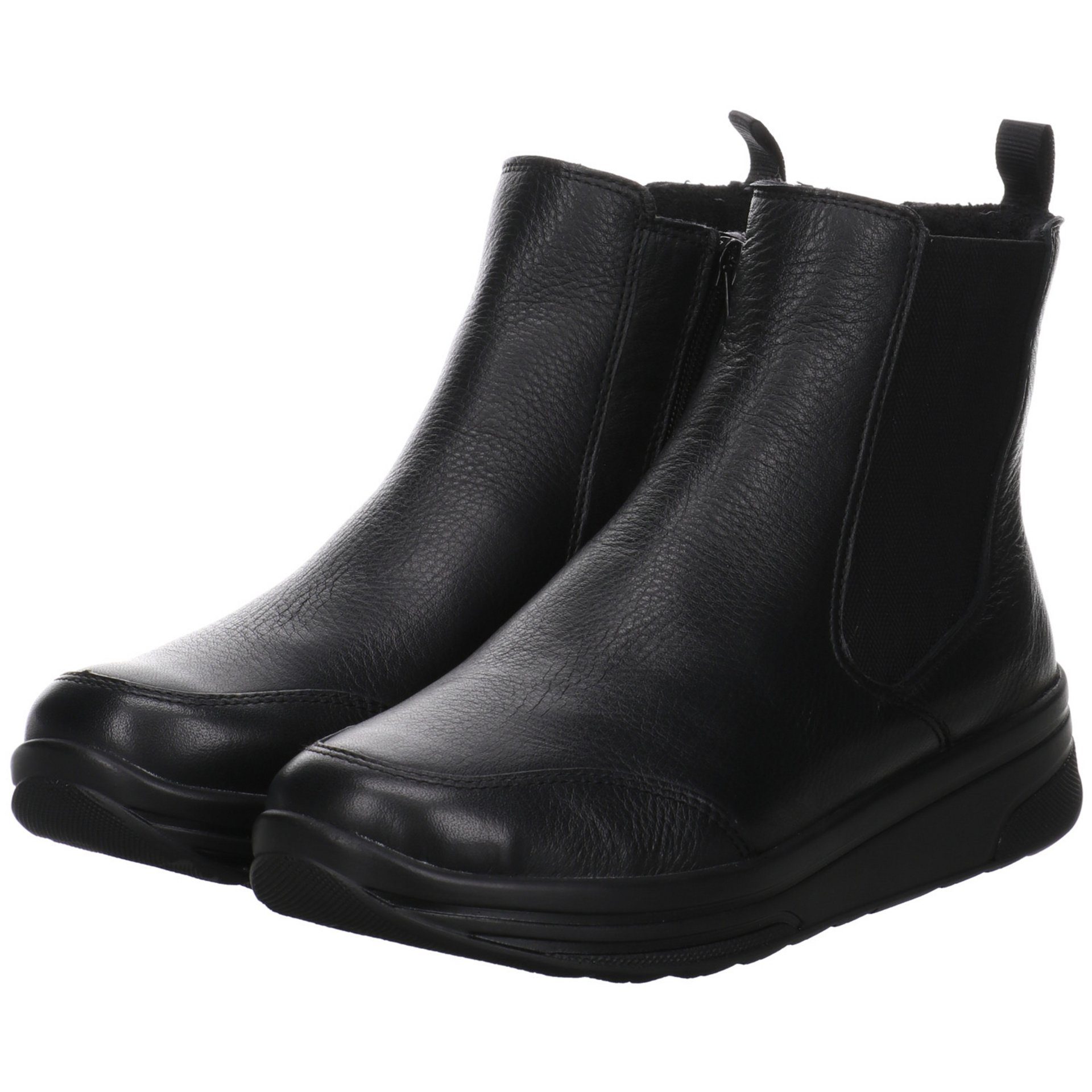 Ara 2.0 Sapporo-S Stiefelette Boots Damen Schuhe schwarz 046832 Glattleder Stiefel Chelsea