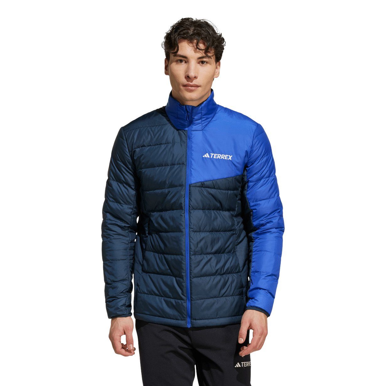 adidas Performance Winterjacke Daunenjacke Terrex Multi Light navyblau/blau Herren