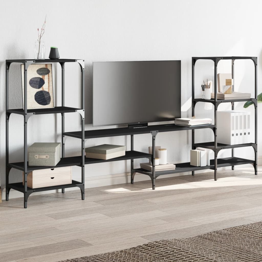 vidaXL TV-Schrank TV-Schrank Schwarz 206,5x28,5x95 cm günstig online kaufen