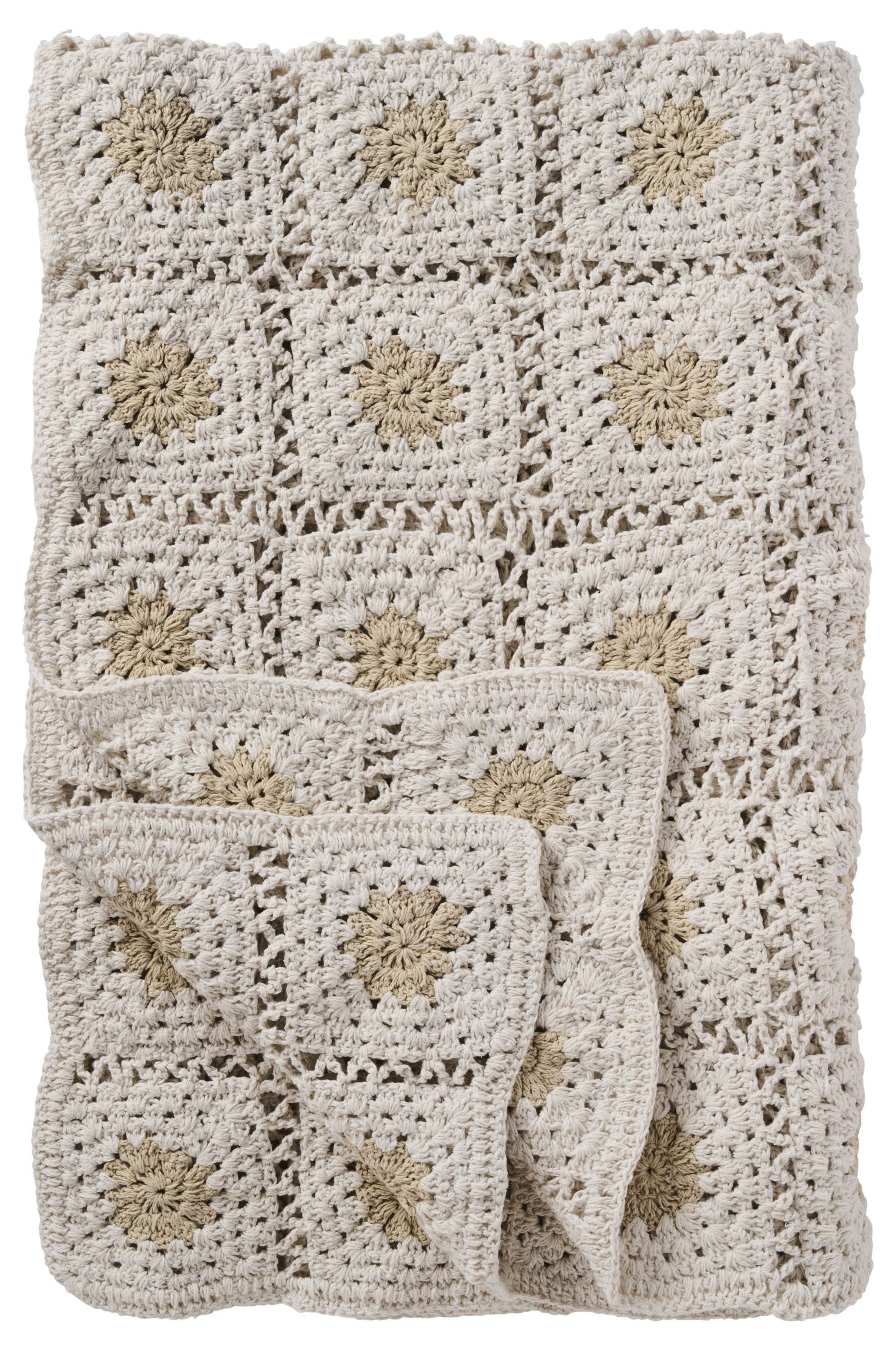 Wohndecke Ib Laursen Decke Handgefertigt Plaid Kuscheldecke Wohndecke Creme, Ib Laursen