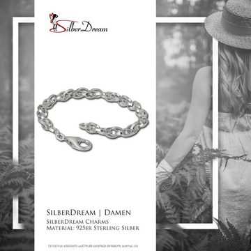 SilberDream Charm-Armband SilberDream Charmsarmband für Silber Charms (Charmsarmbänder), Charmsarmbänder ca. 19cm, 925 Sterling Silber, Farbe: silber, Made-In