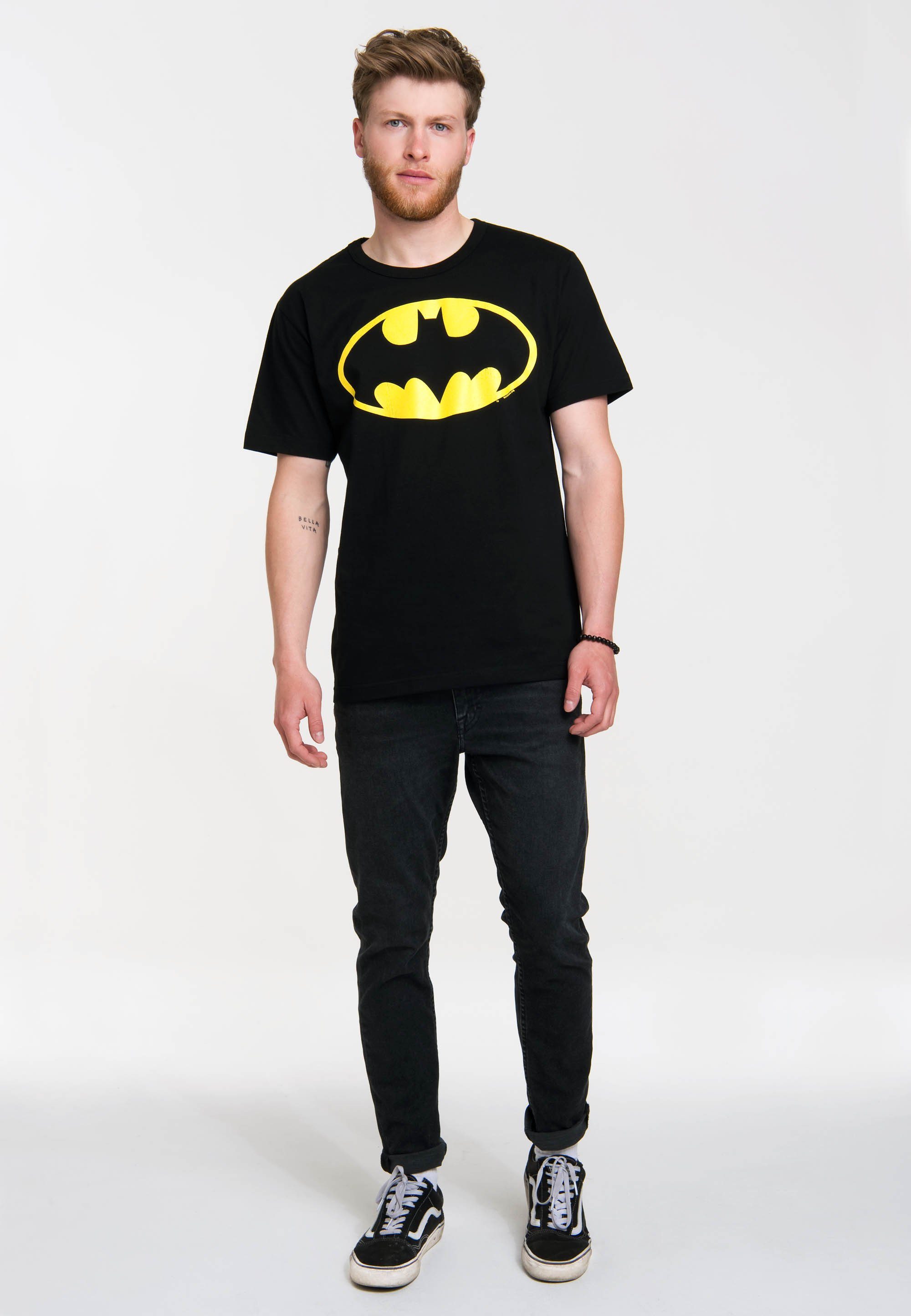 LOGOSHIRT T-Shirt Batman - Logo mit coolem Logo