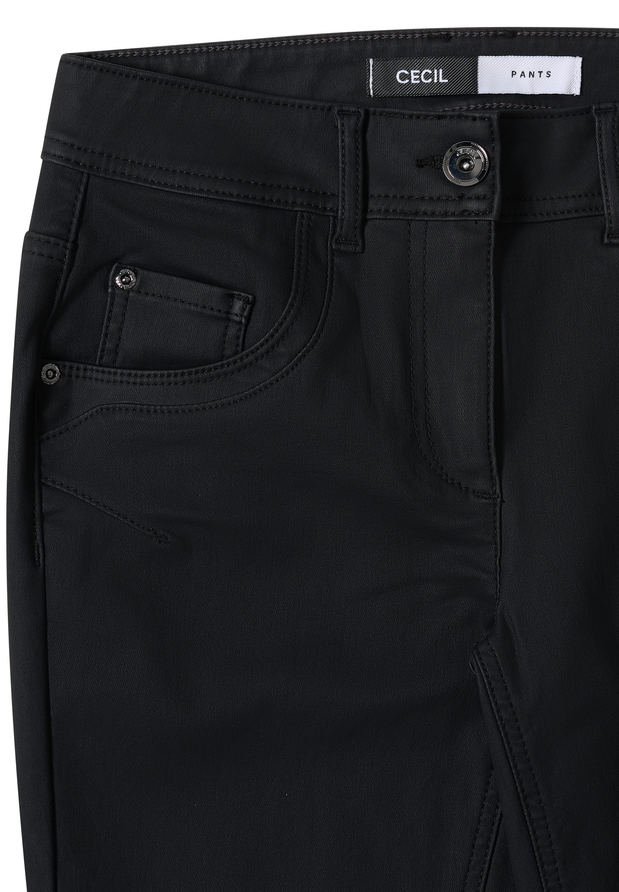 CECIL Lederimitathose 5-Pocket-Style
