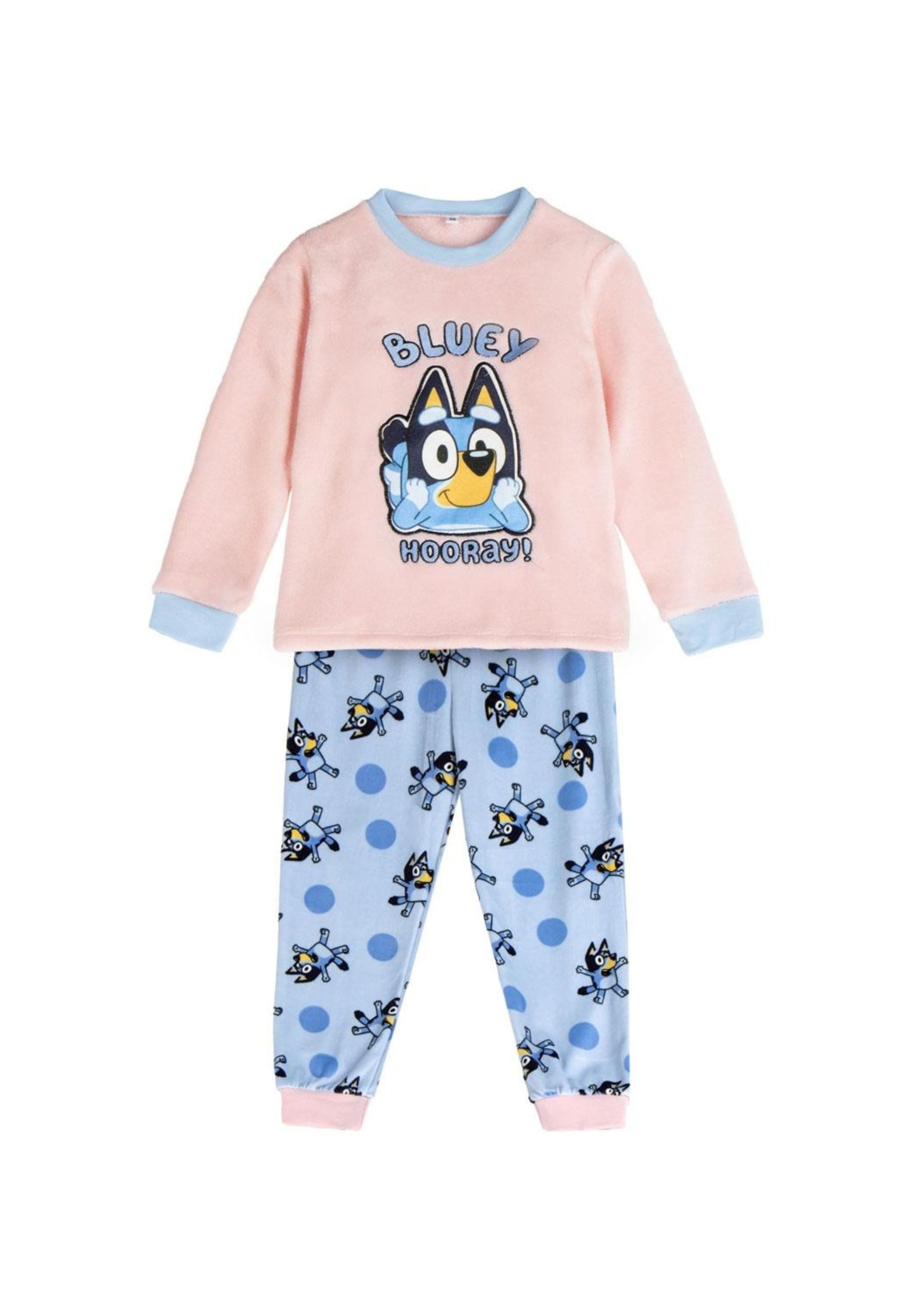 Disney Pyjama Mädchen Coral-Fleece-Pyjama Bluey (Set)