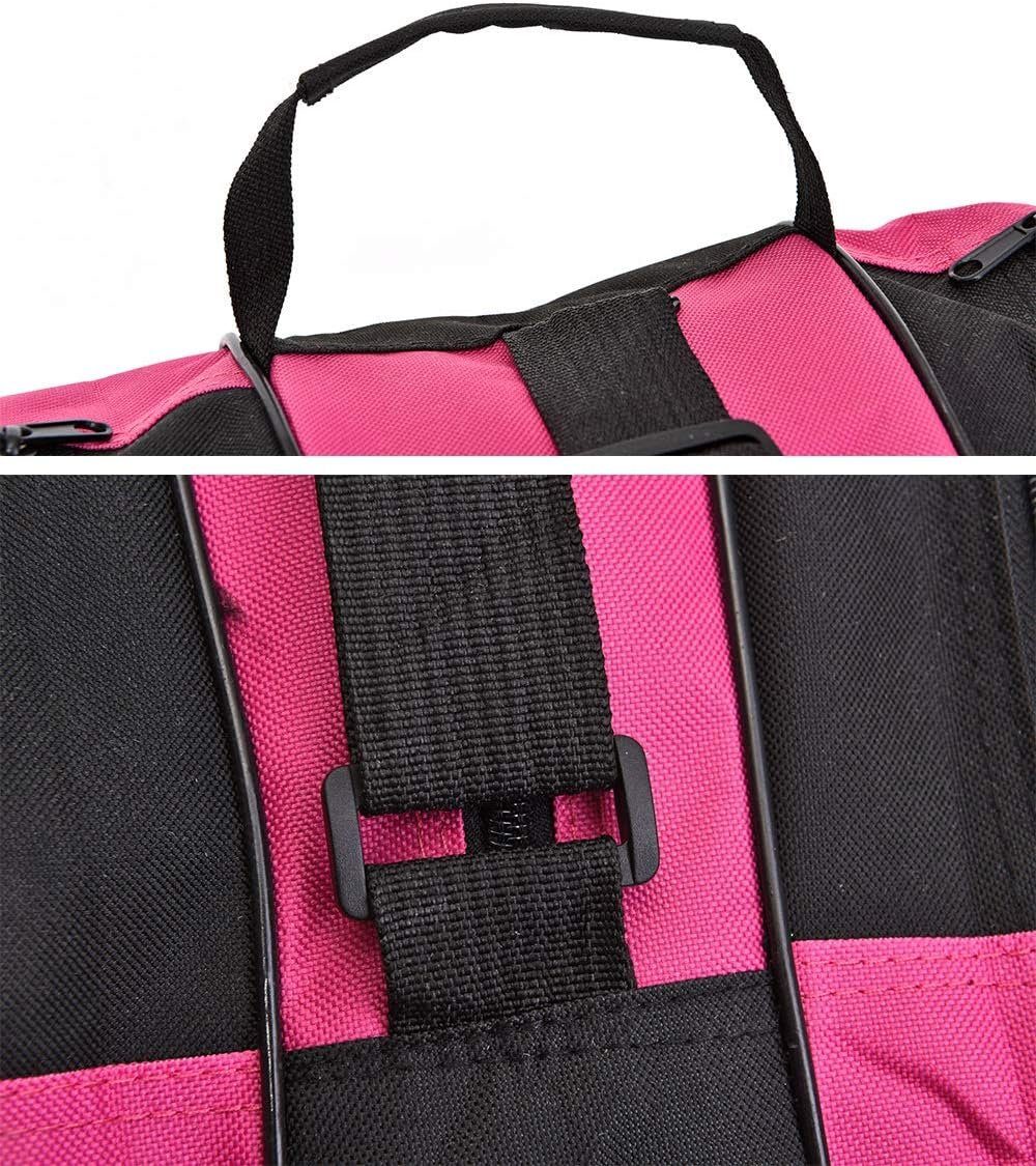 Rollschuh-Tasche Sporttasche für Unisex Jormftte Eishockey Rot Schlittschuhe