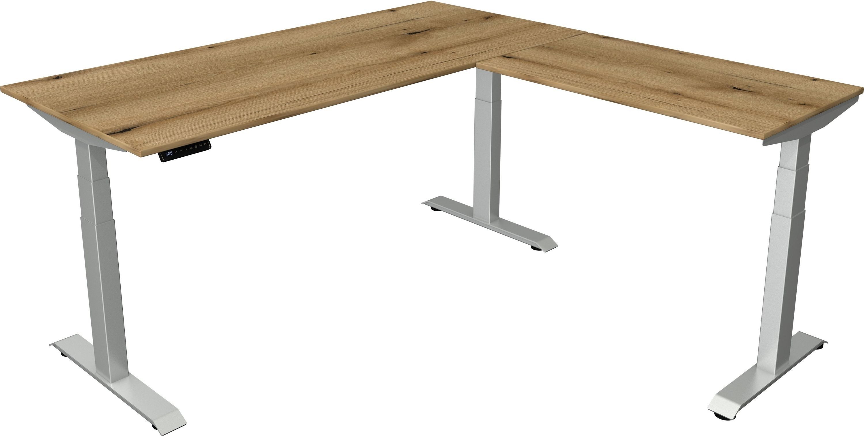 KERKMANN Schreibtisch Sitz-/Stehtisch Kombi Move 4 neu elektr. verstellbar BxT-H 180x180-129