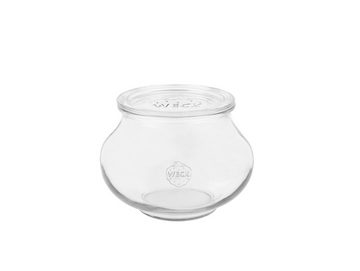 MamboCat Einmachglas 24er Set Weck Gläser 220ml Schmuckgläser, 1/4L Sturzgläser Glasdeckel, Glas