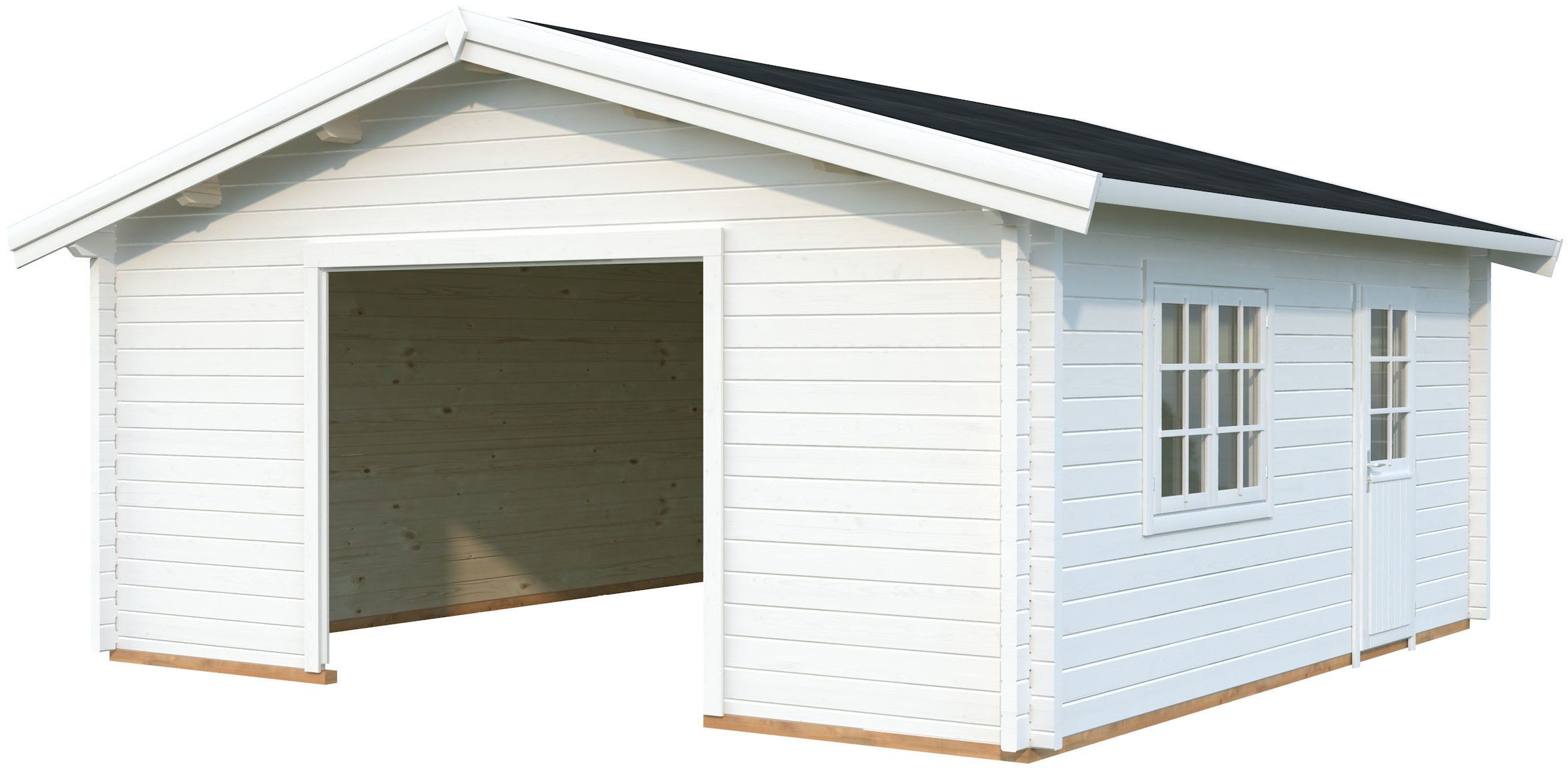 Palmako Garage Roger, ohne Tor, BxTxH: 622x596x312 cm