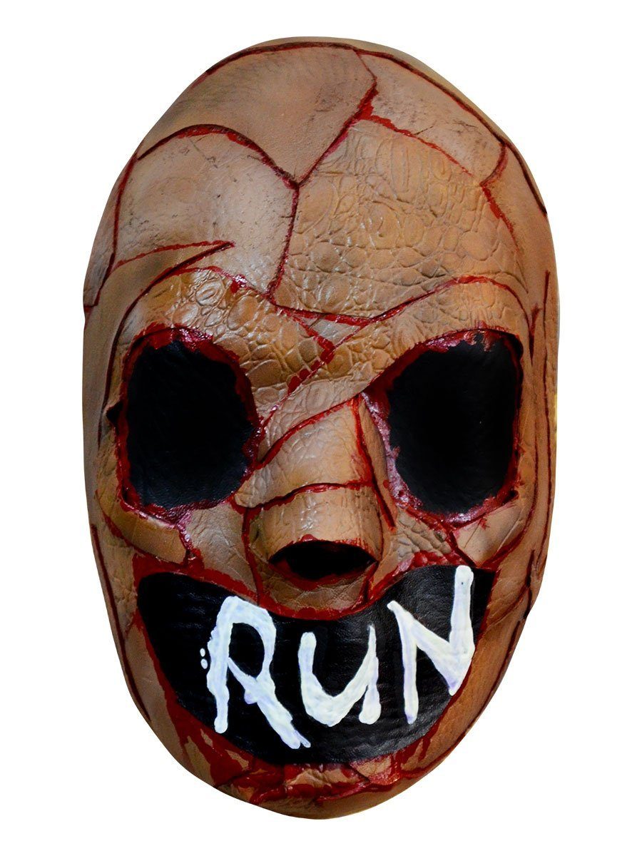 Trick or Treat Verkleidungsmaske The Purge Run, Lizenzierte Halloweenmaske aus der berühmten Horrorserie
