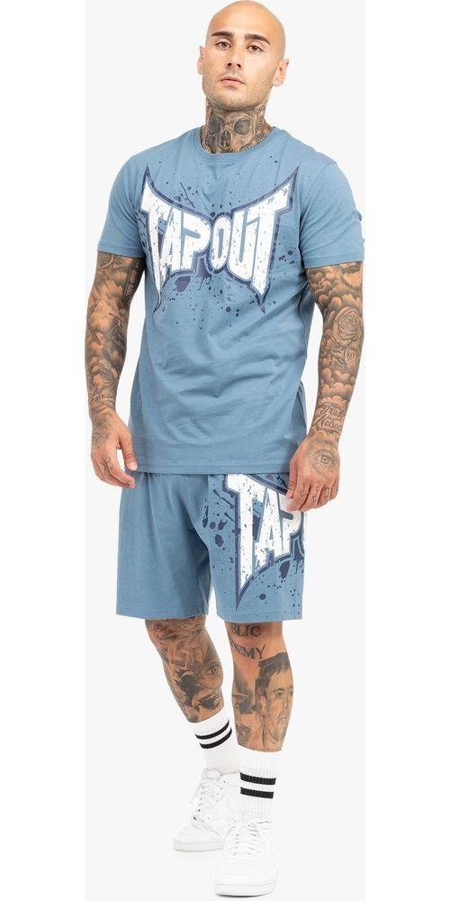 TAPOUT Trainingsanzug Dunlab Herren T-Shirt & Shorts Set normale Passform günstig online kaufen