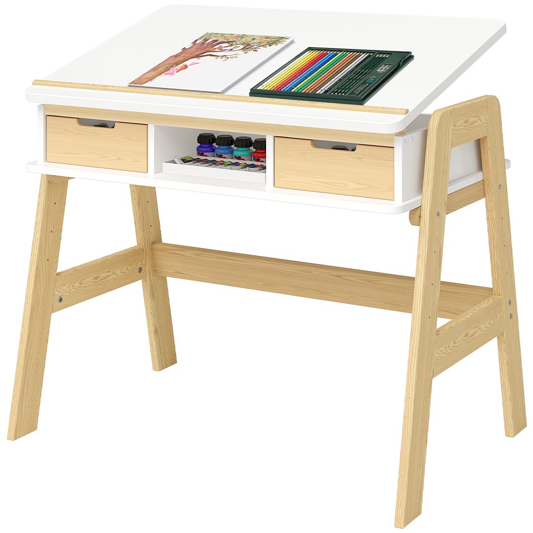 Bellabino Kinderschreibtisch Campo, höhenverstellbar 56-75 cm günstig online kaufen