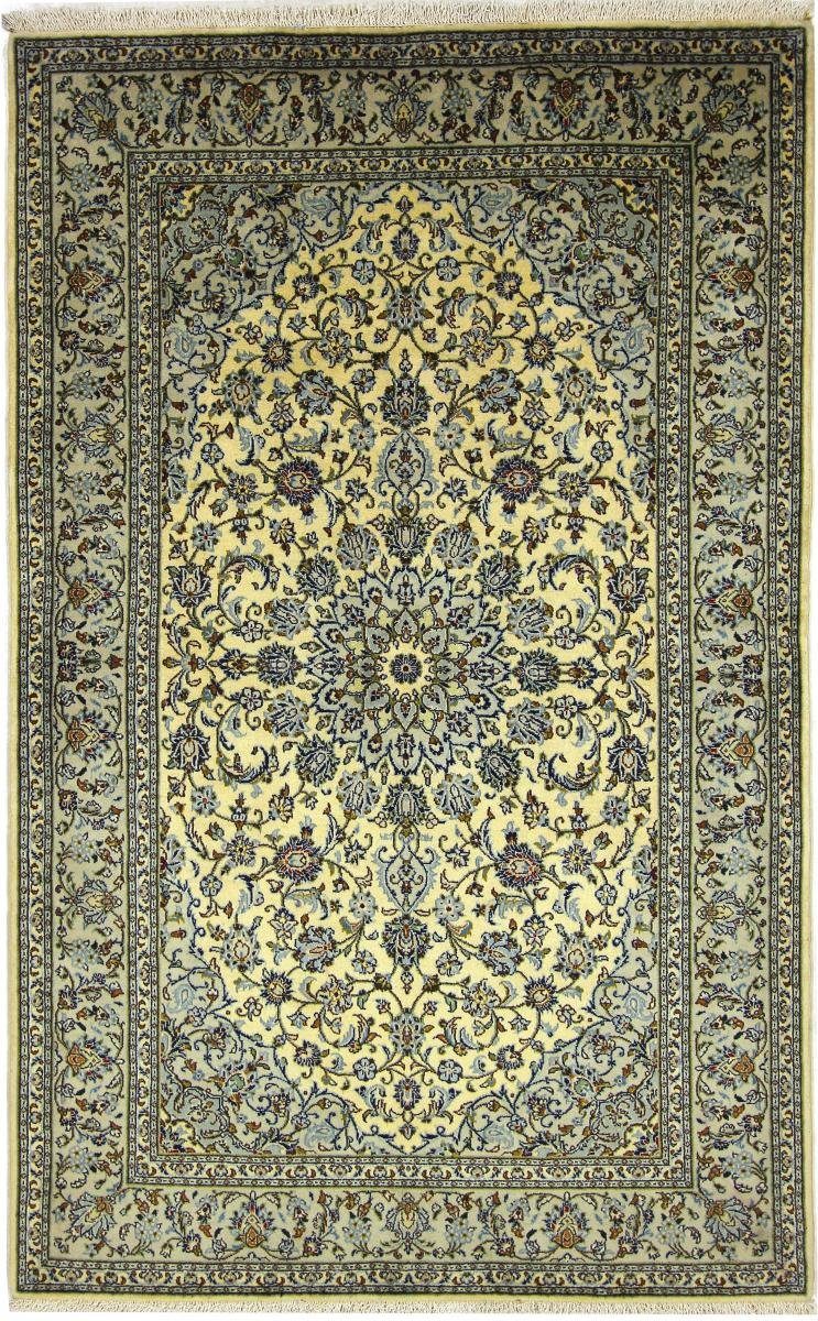 Orientteppich Keshan Shadsar 140x224 Handgeknüpfter Orientteppich / Perserteppich, Nain Trading, rechteckig, Höhe: 12 mm