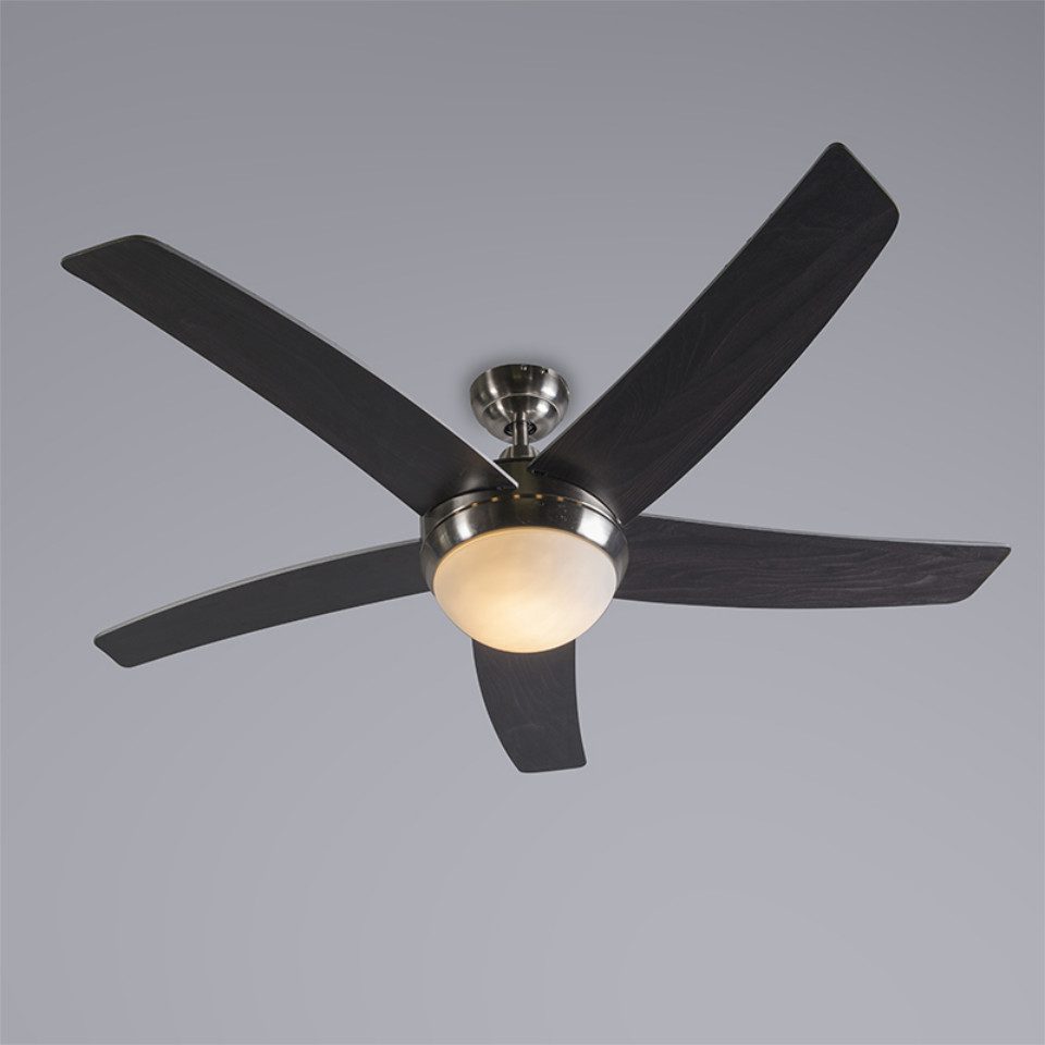 Qazqa Deckenventilator Cool, E14, Stahl, Design, günstig online kaufen