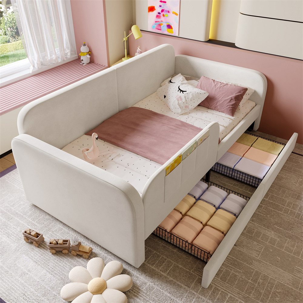 Sweiko Daybett Tagesbett 90x200cm,Schlafsofa mit Metallbettgestel, (Polster günstig online kaufen