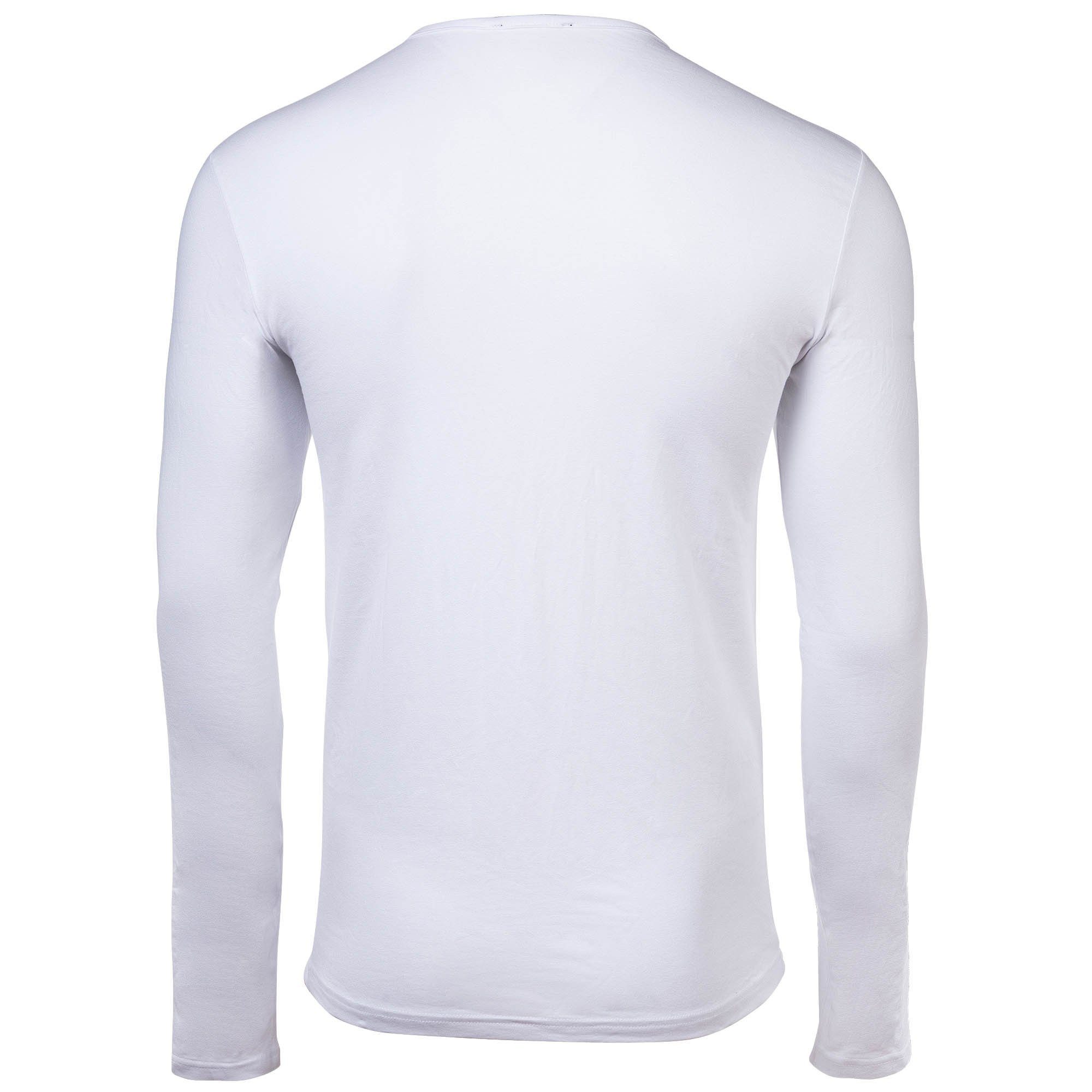 Versace T-Shirt Herren Longsleeve 1er Pack Baumwolle (Packung, 1er Pack) günstig online kaufen
