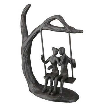 GILDE Dekofigur GILDE Skulptur Goals - braun - H. 16,5cm x B. 13cm x T. 5,5cm