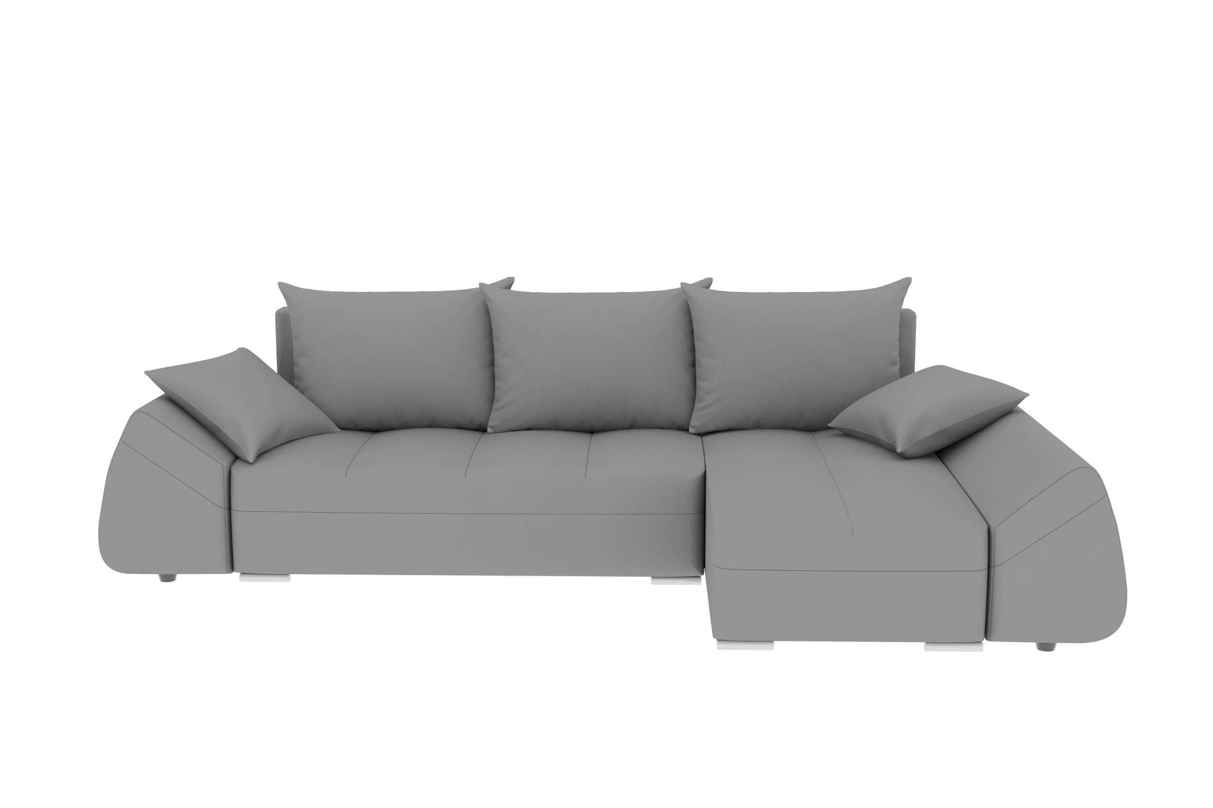 Bettkasten, mit Bettfunktion, Design Sitzkomfort, Ecksofa Stylefy Eckcouch, Sofa, Cascade, L-Form, mit Modern