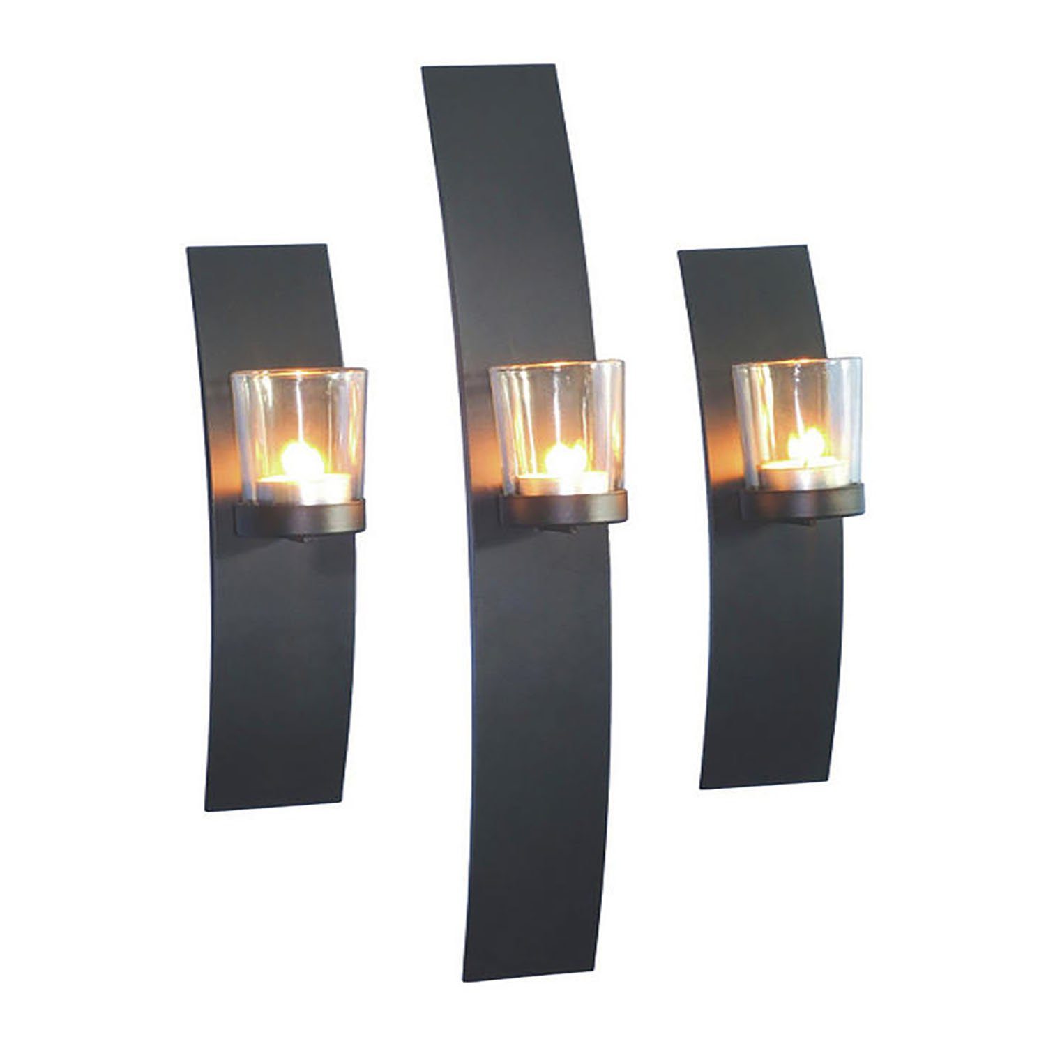 Mojawo Laterne Wandkerzenhalter Set für Teelichter günstig online kaufen