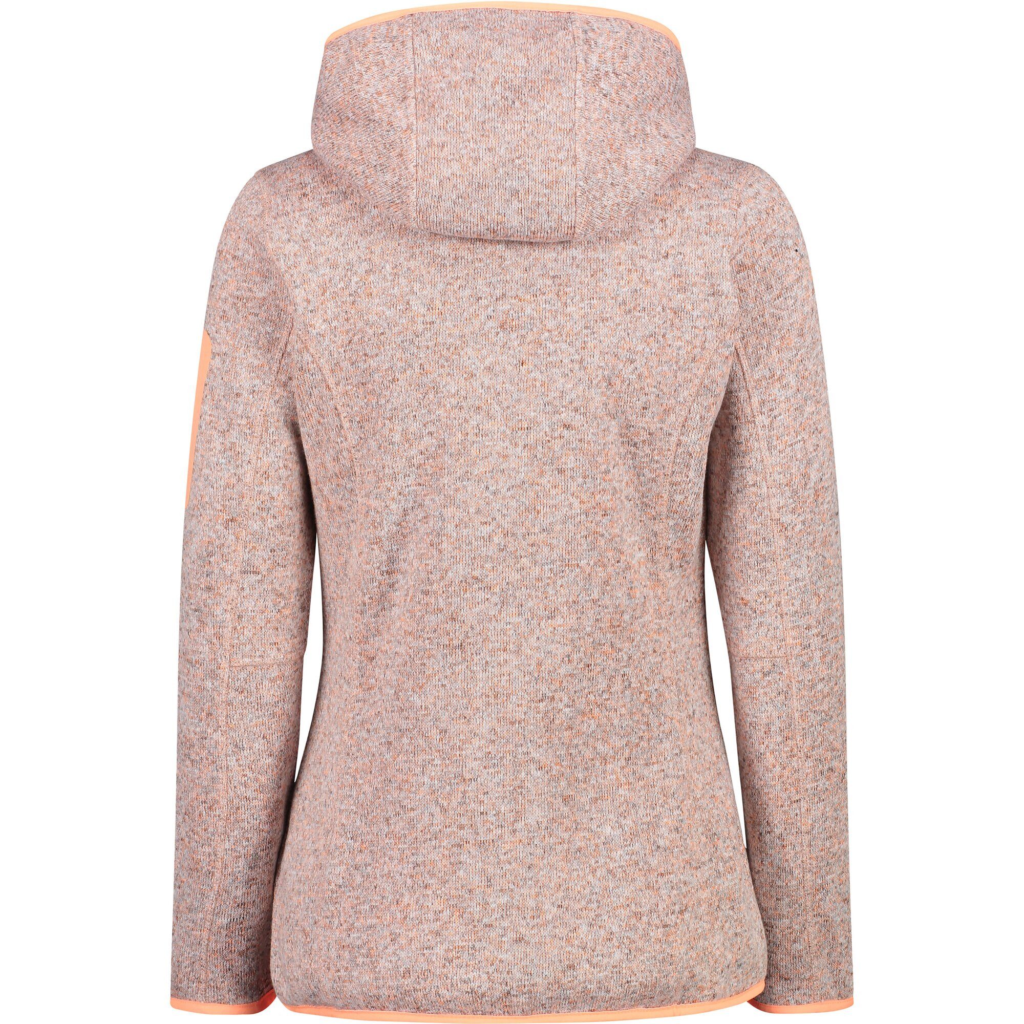 CMP Strickfleecejacke KNITTED MELANGE HOODY WOMAN günstig online kaufen
