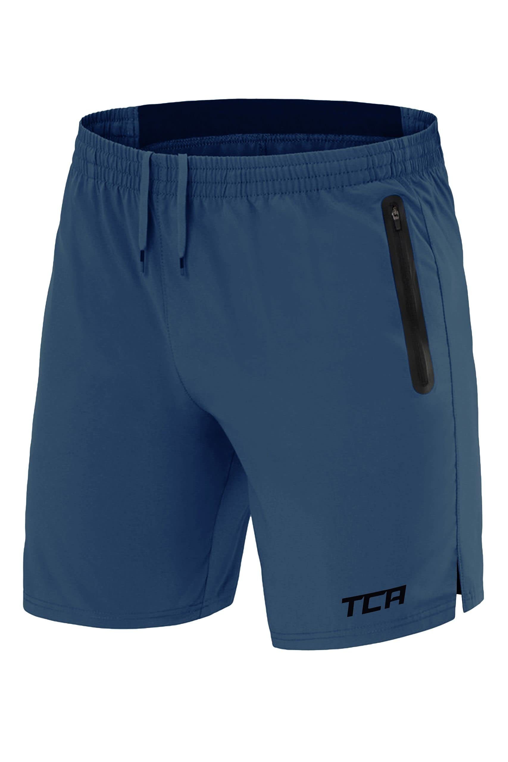 TCA 3/4-Hose TCA Herren Elite Tech Gymshorts - Hellblau, M (1-tlg)