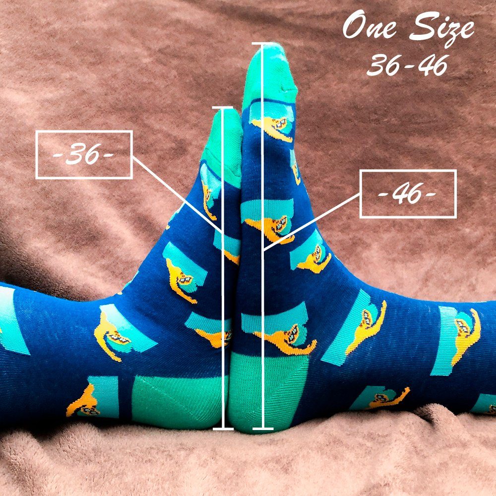 TwoSocks Funktionssocken Schwimmer Socken lustige Socken Herren & Damen, Einheitsgröße (1-Paar)