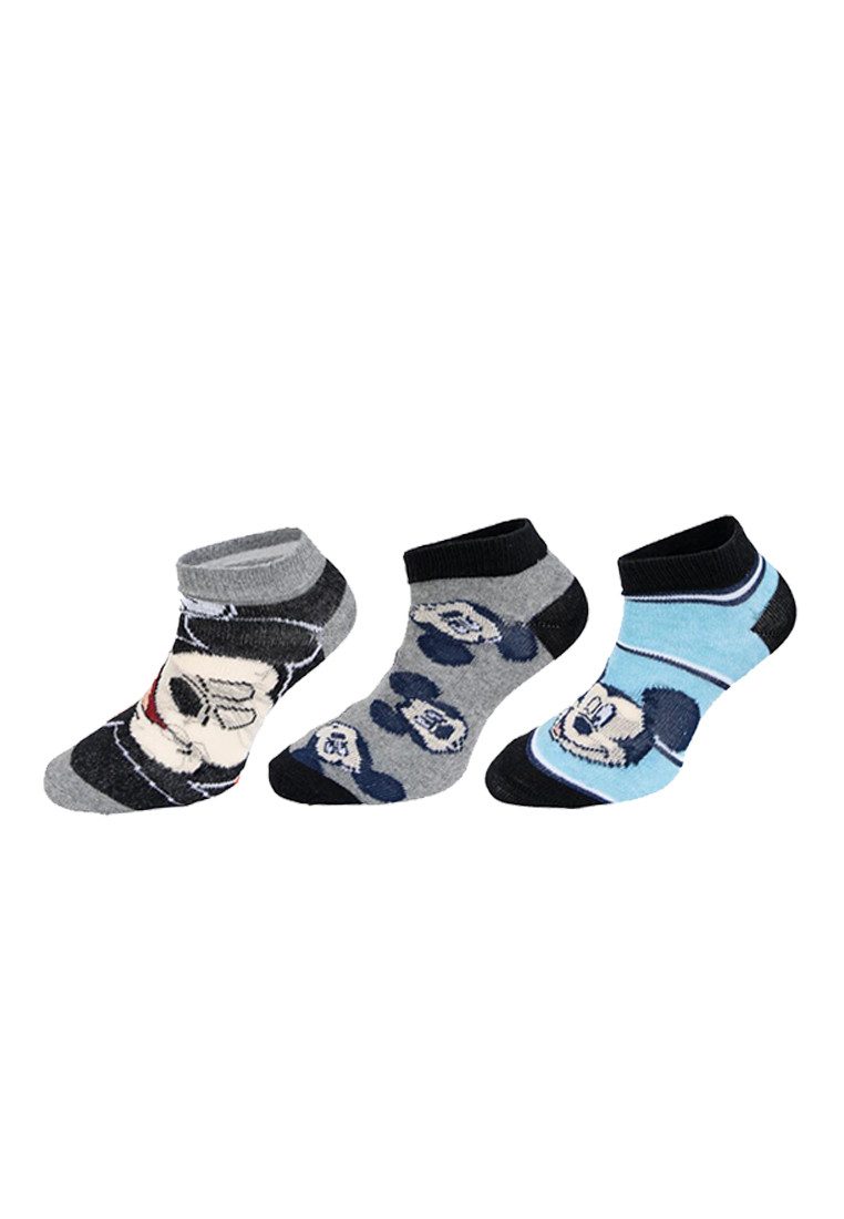Disney Mickey Mouse Sneakersocken Kinder Sneaker Socken 6er Pack mit Disney-Motiv (6-Paar)