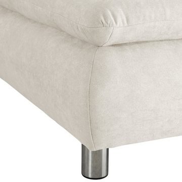 Max Winzer® Ecksofa Terrence Sofa 2,5-Sitzer links mit Ecksofa rechts Flachgewebe beige, 1 Stück, Made in Germany