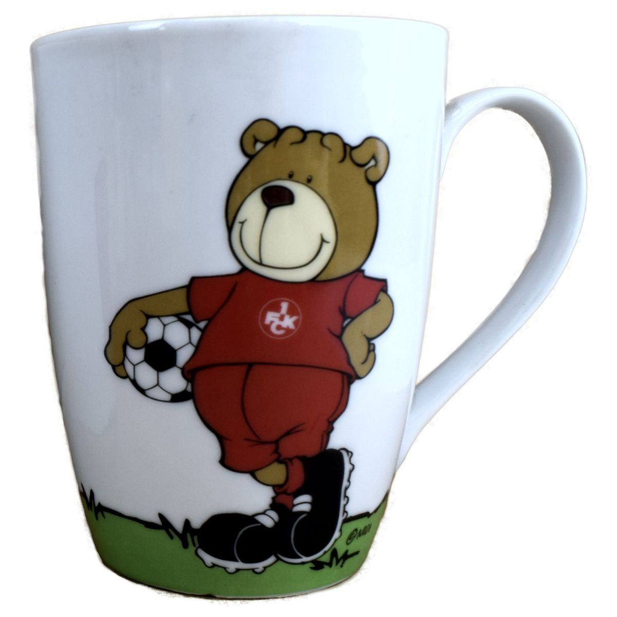 Nici Tasse Tasse Fußball 1FCK 1. FC Kaiserslautern ca. 9 x 12 cm Henkel, 1-tlg., Porzellan, für Fans des 1. FC Kaiserslautern