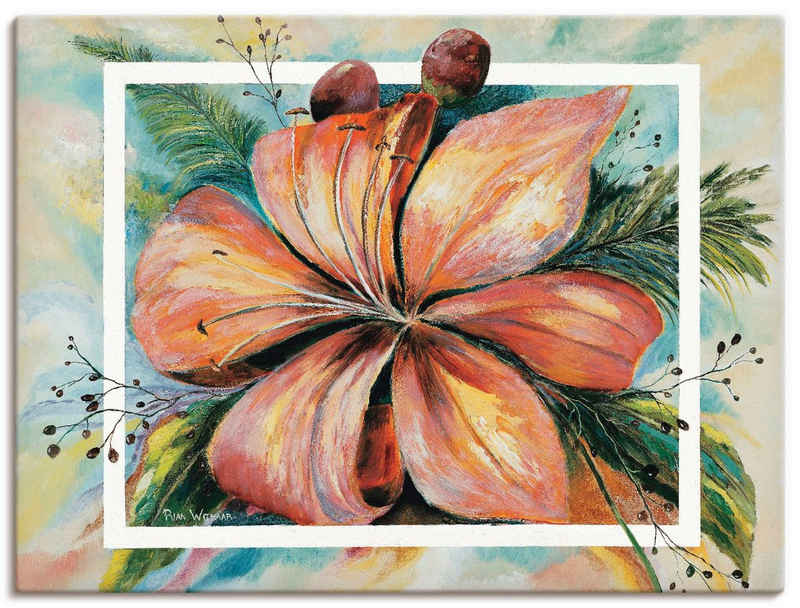 Artland Leinwandbild Freesien Fantasie I, Blumen (1 St), auf Keilrahmen gespannt