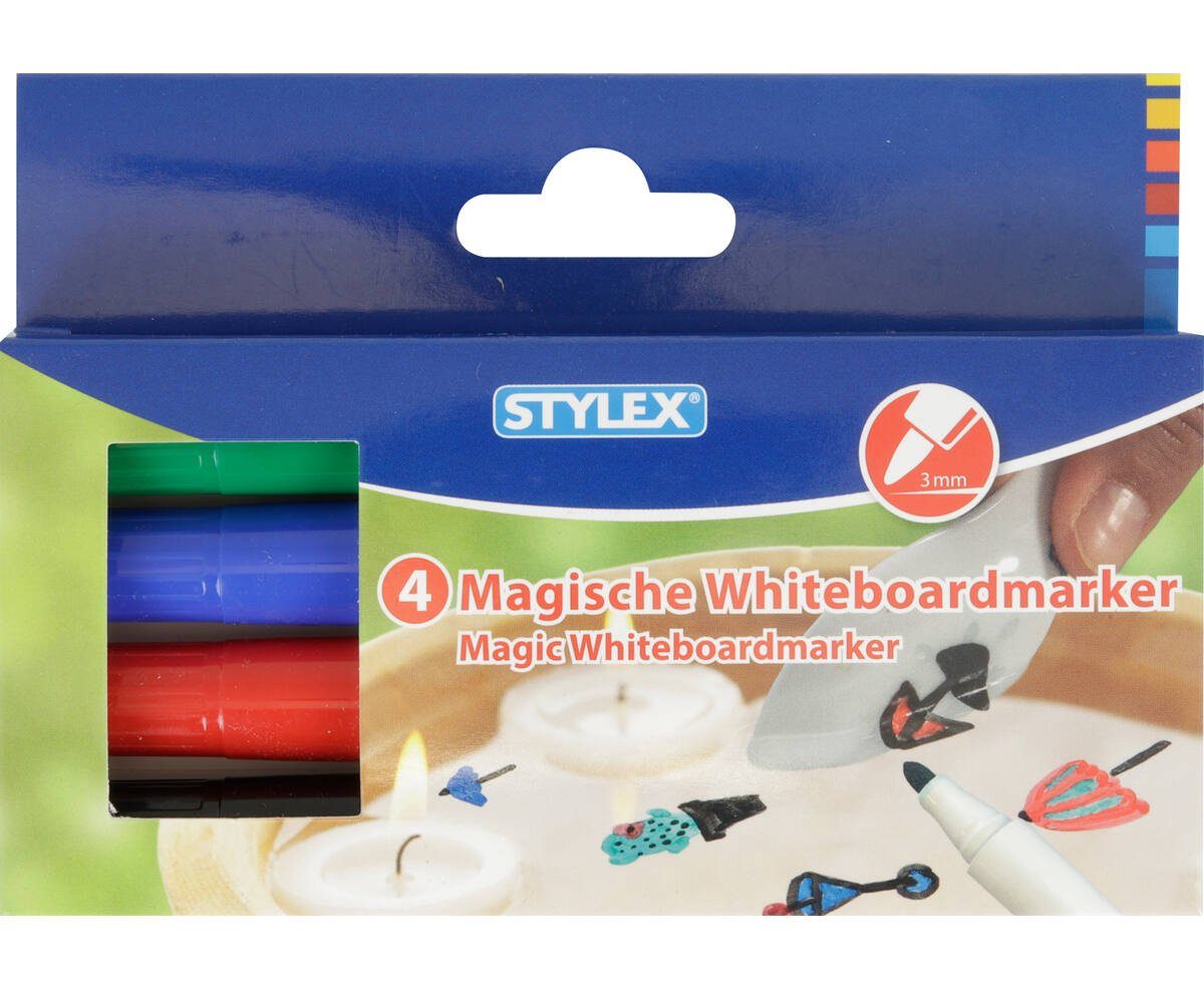Stylex Kugelschreiber Stylex Magische Whiteboardmarker 4 Stück