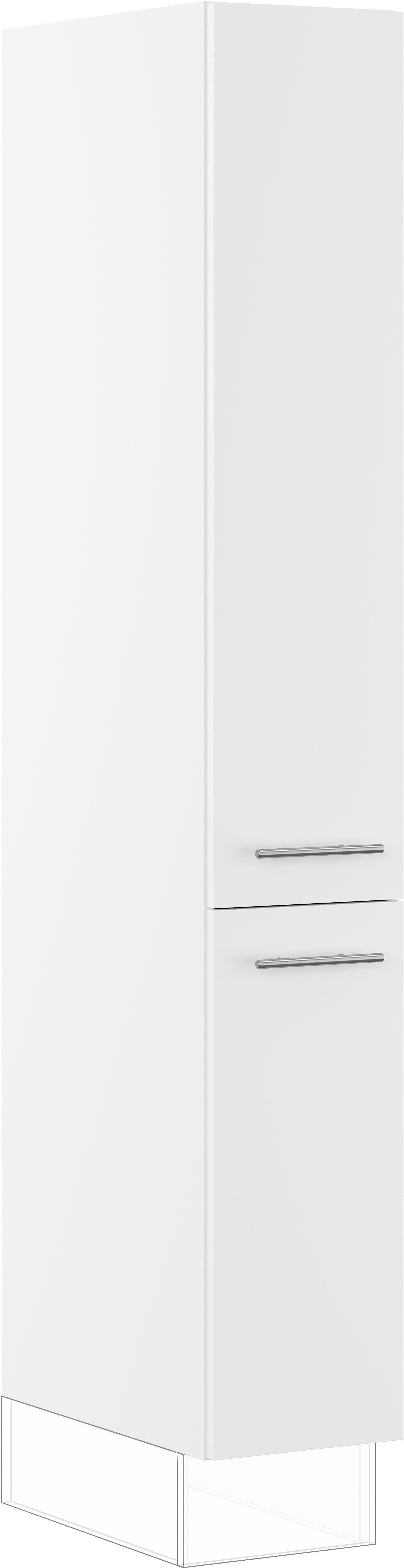 IMPULS KÜCHEN Seitenschrank "Valencia", Breite/Höhe: 30/190,7 cm vormontiert, mit Drehtüren, mit verstellbaren Fachböden