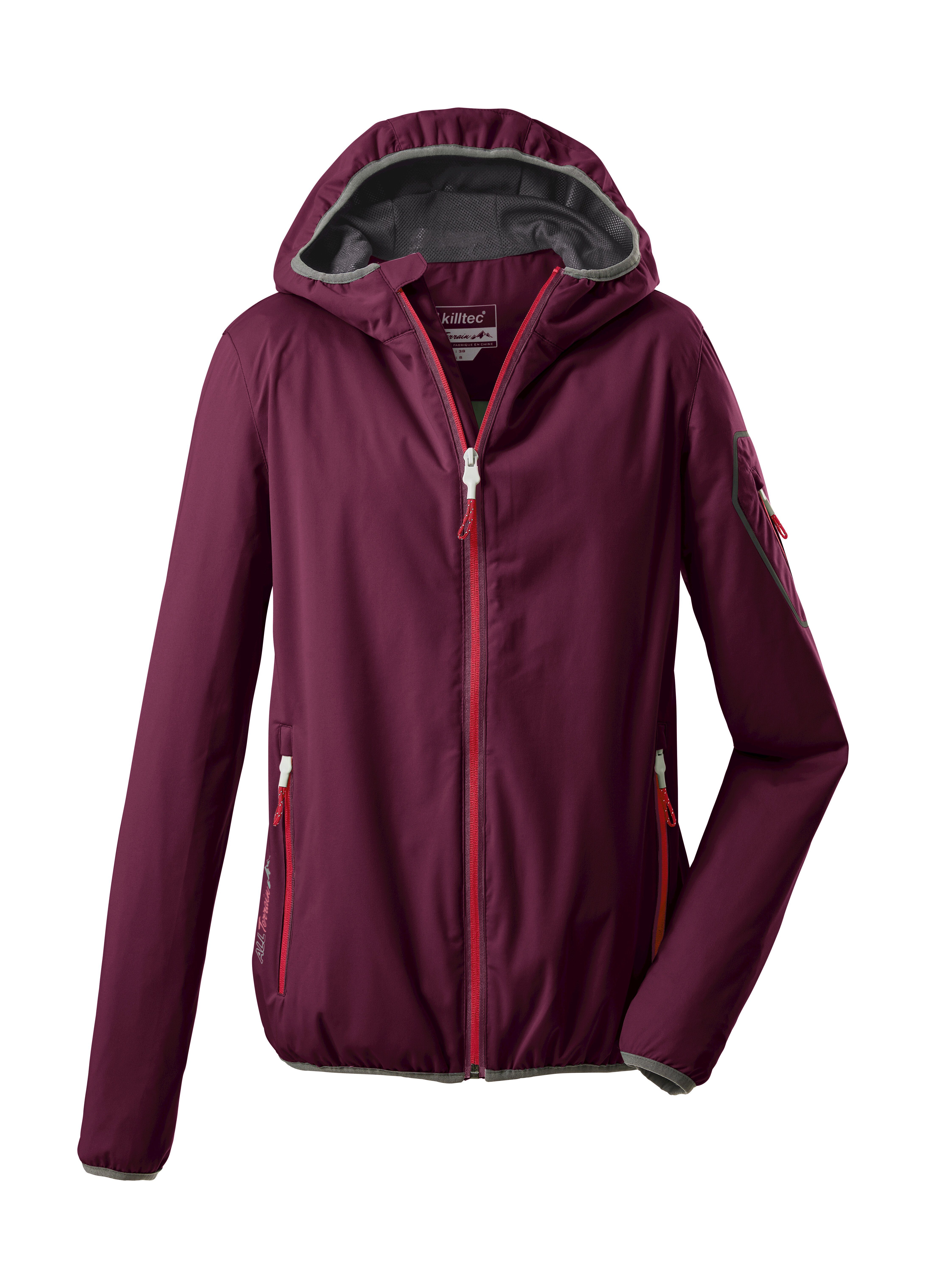 Killtec Softshelljacke Trin WMN SOFTSHELL JCKT dunkelrosé