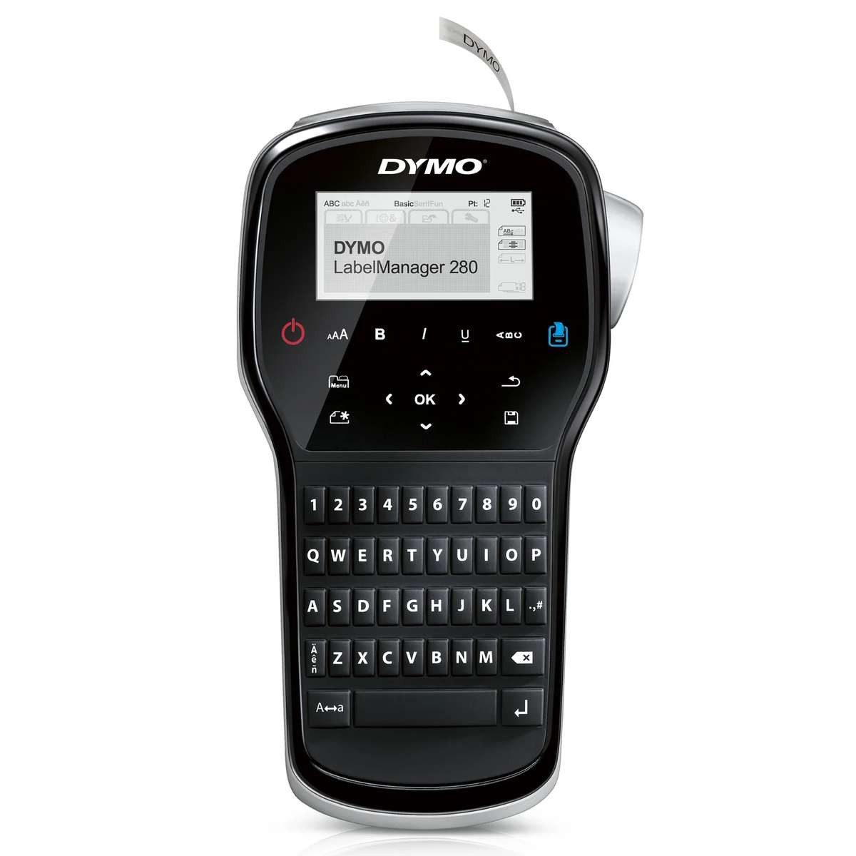 DYMO DYMO LabelManager 280 Etikettendrucker Wärmeübertragung D1 QWERTY Etikettendrucker