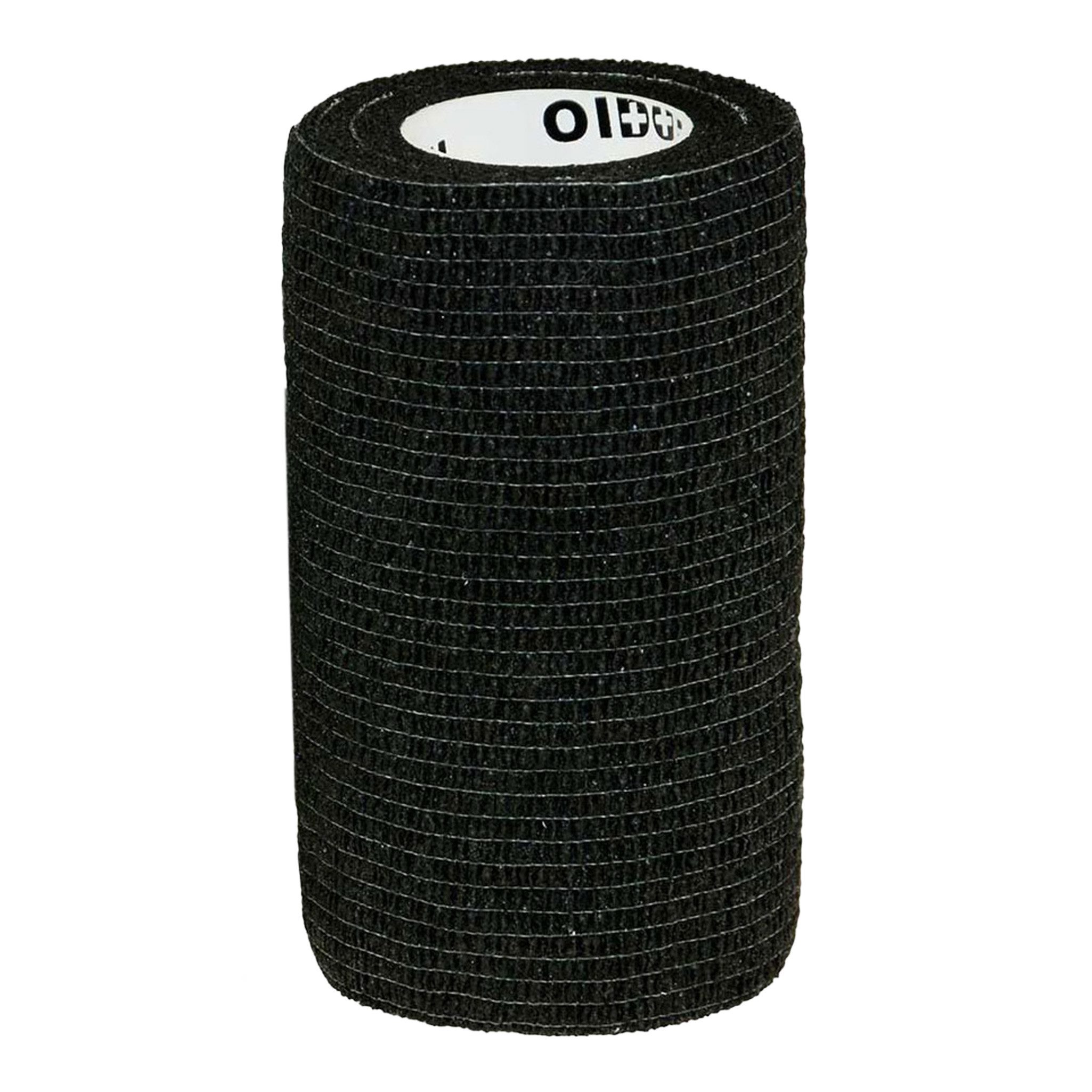 meDDio Pferdebandage 1/3/6 Haftbandagen Größe+Farbe wählbar - selbsthaftende Bandage, 1 Stück 10 cm schwarz