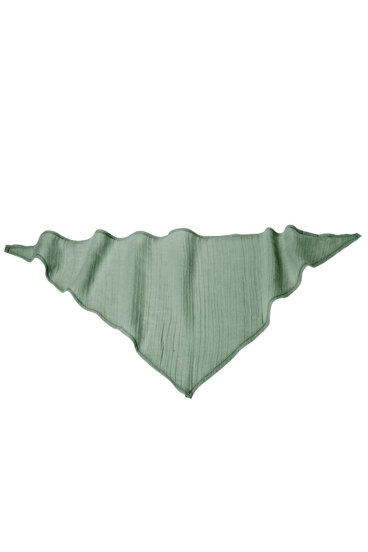 kikadu Halstuch, (1-St), - Olive, aus Bio-Baumwolle für empfindliche Haut