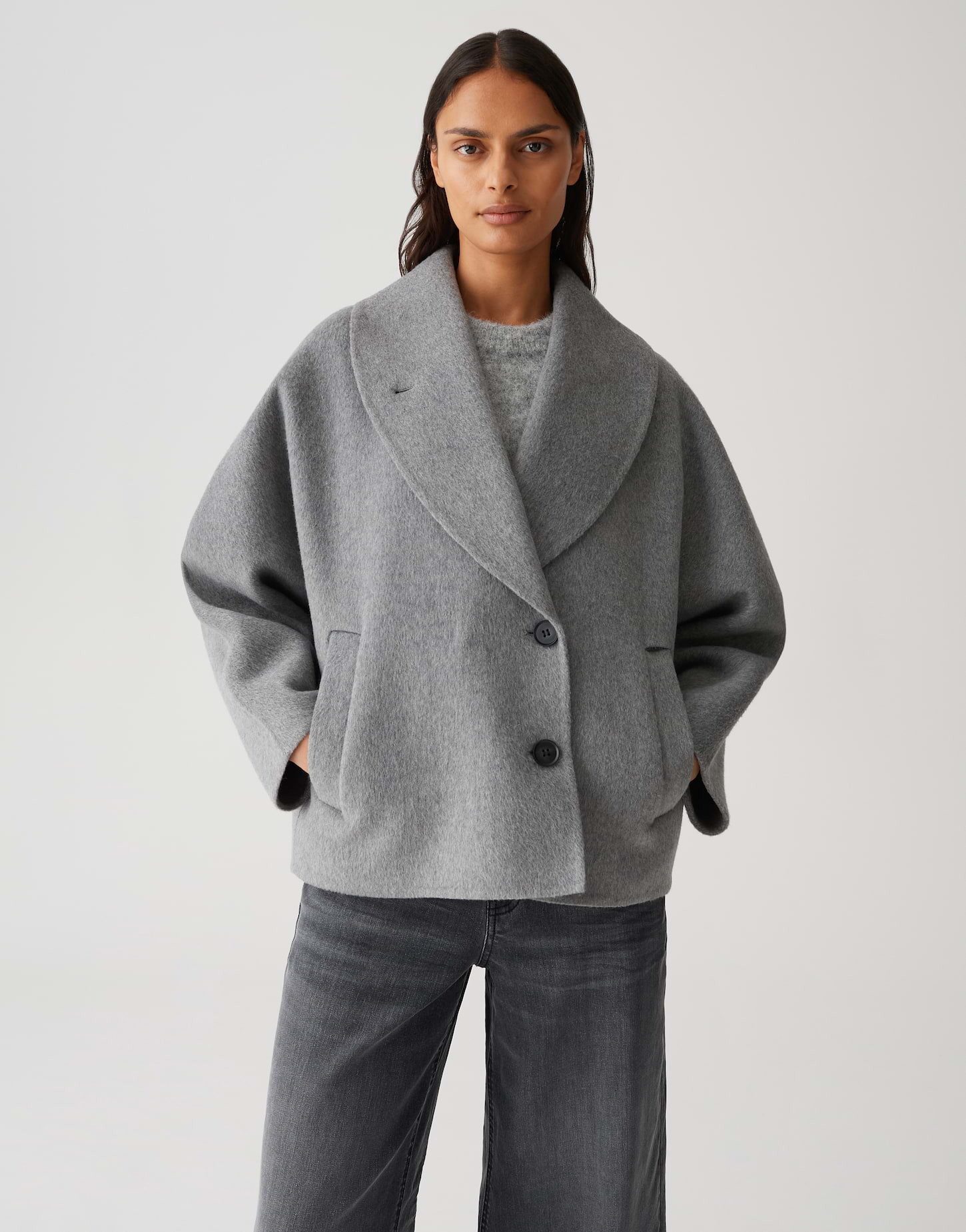 OPUS Cabanjacke HILLWA aus weichem Wollmix günstig online kaufen