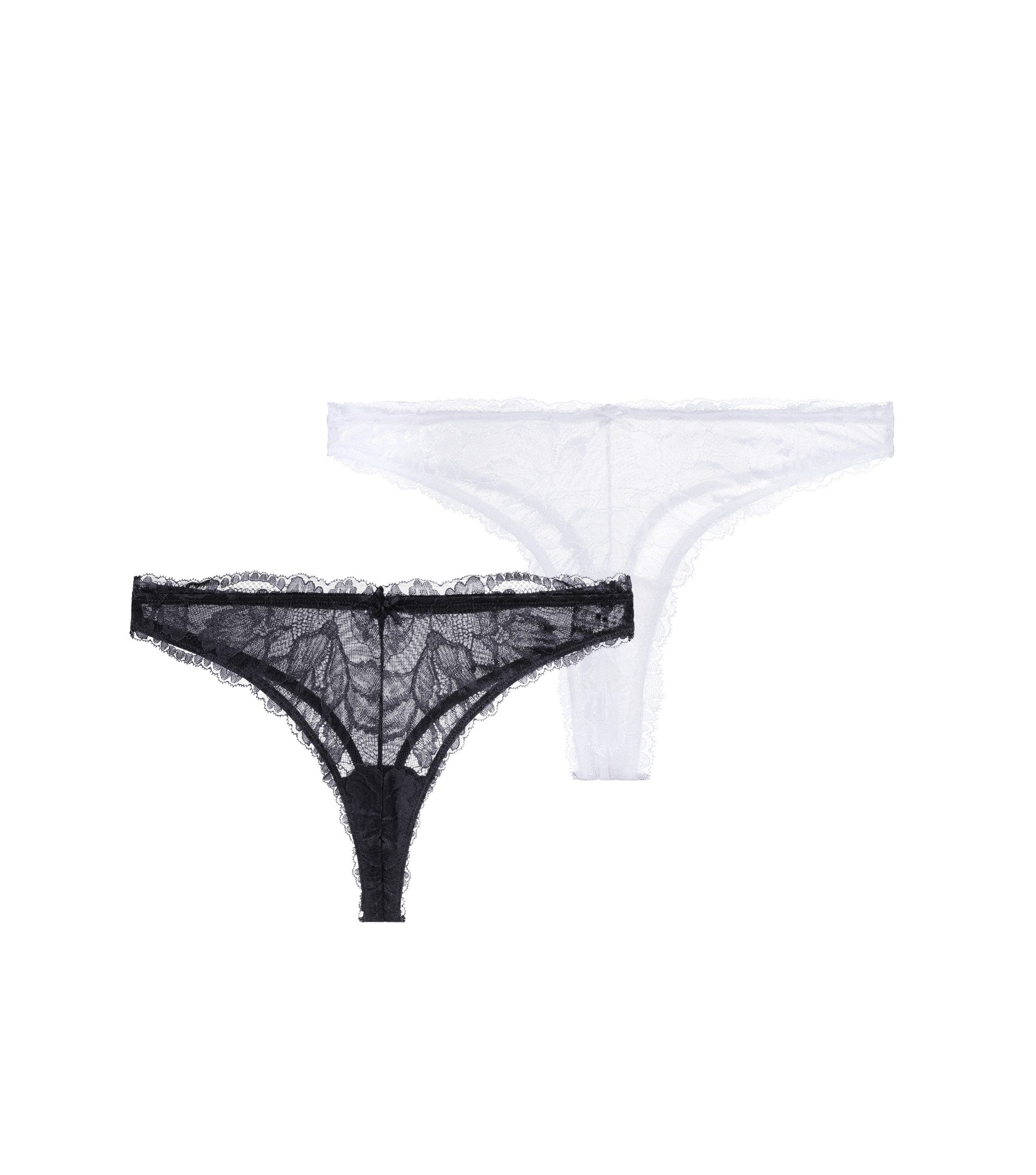Dorina Tanga Perfect Lace (2er Pack) aus federleichter Spitze, hochgeschnitten
