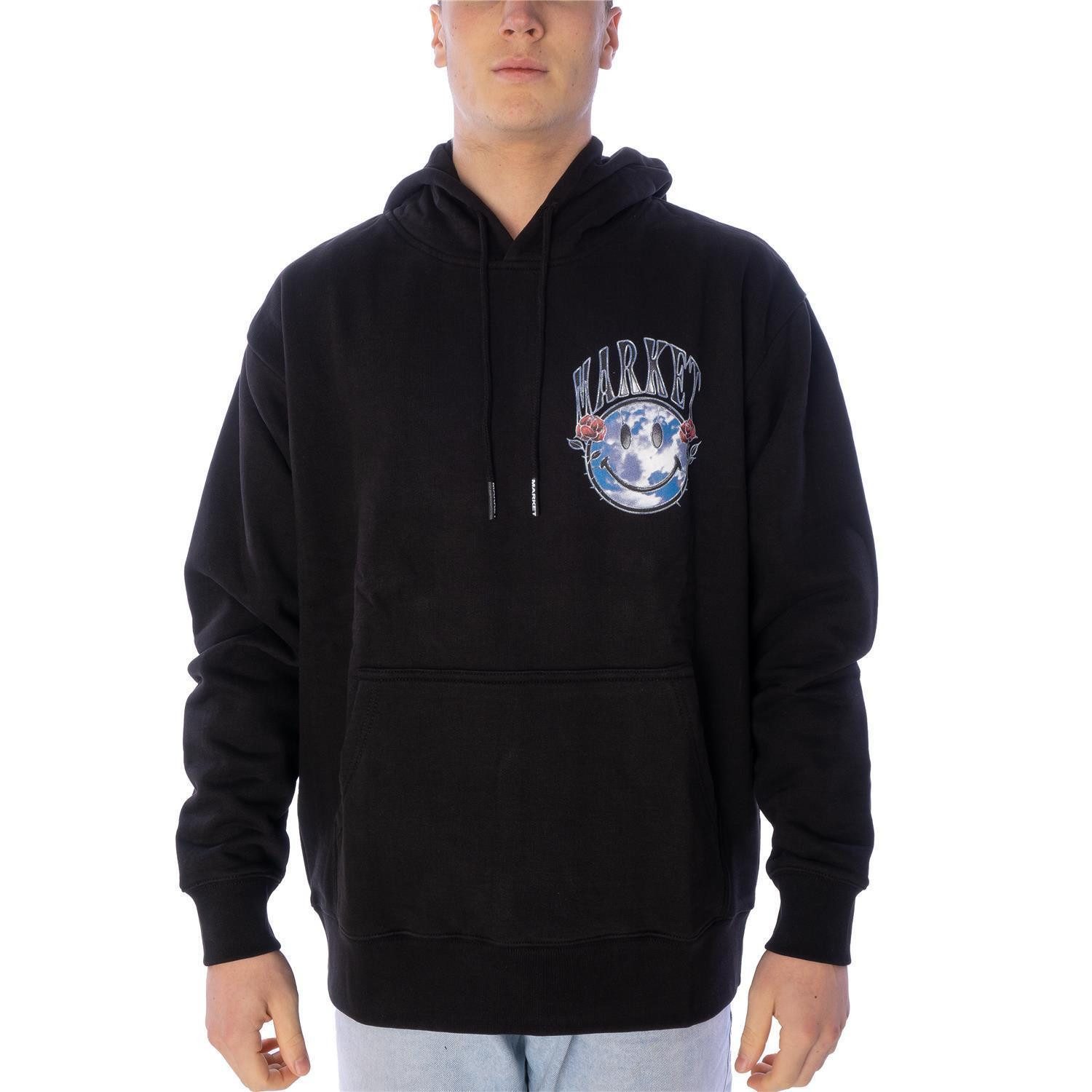 Market Hoodie Hoodie Market Smiley Reflect (1-tlg) Großer "Market" Logo-Print auf der Rückseite