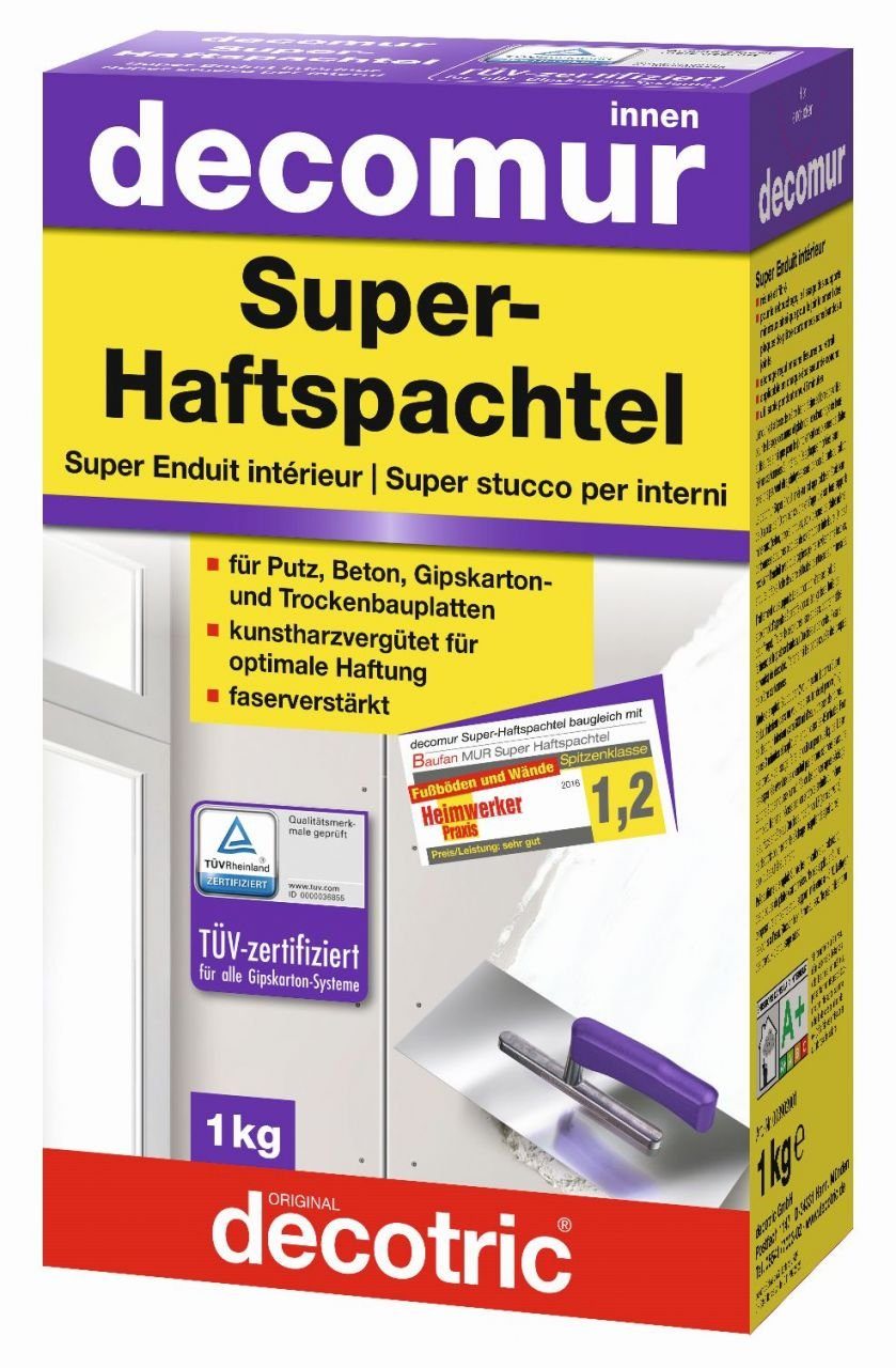 decotric® Spachtelmasse Decotric Decomur Super-Haftspachtel 1 kg