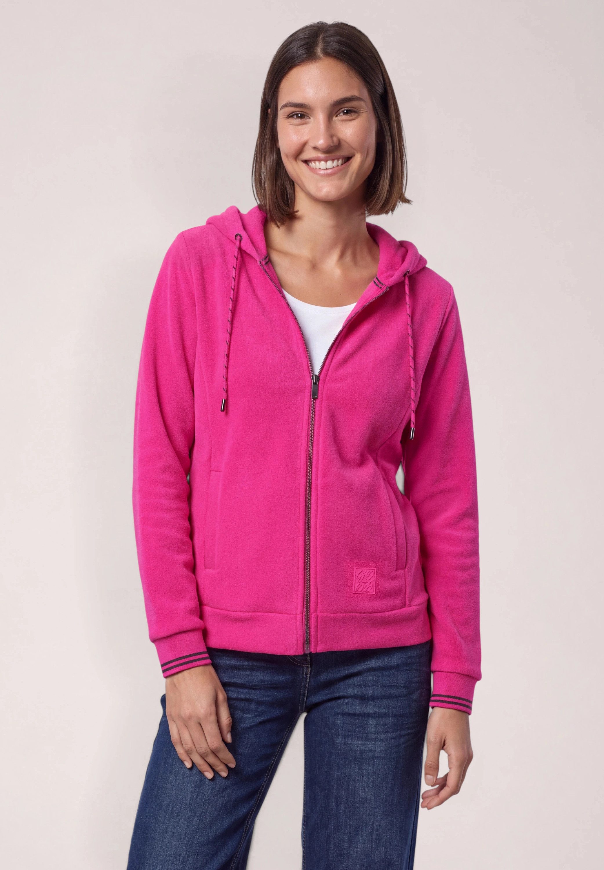 CECIL Fleecejacke mit Fleece innen