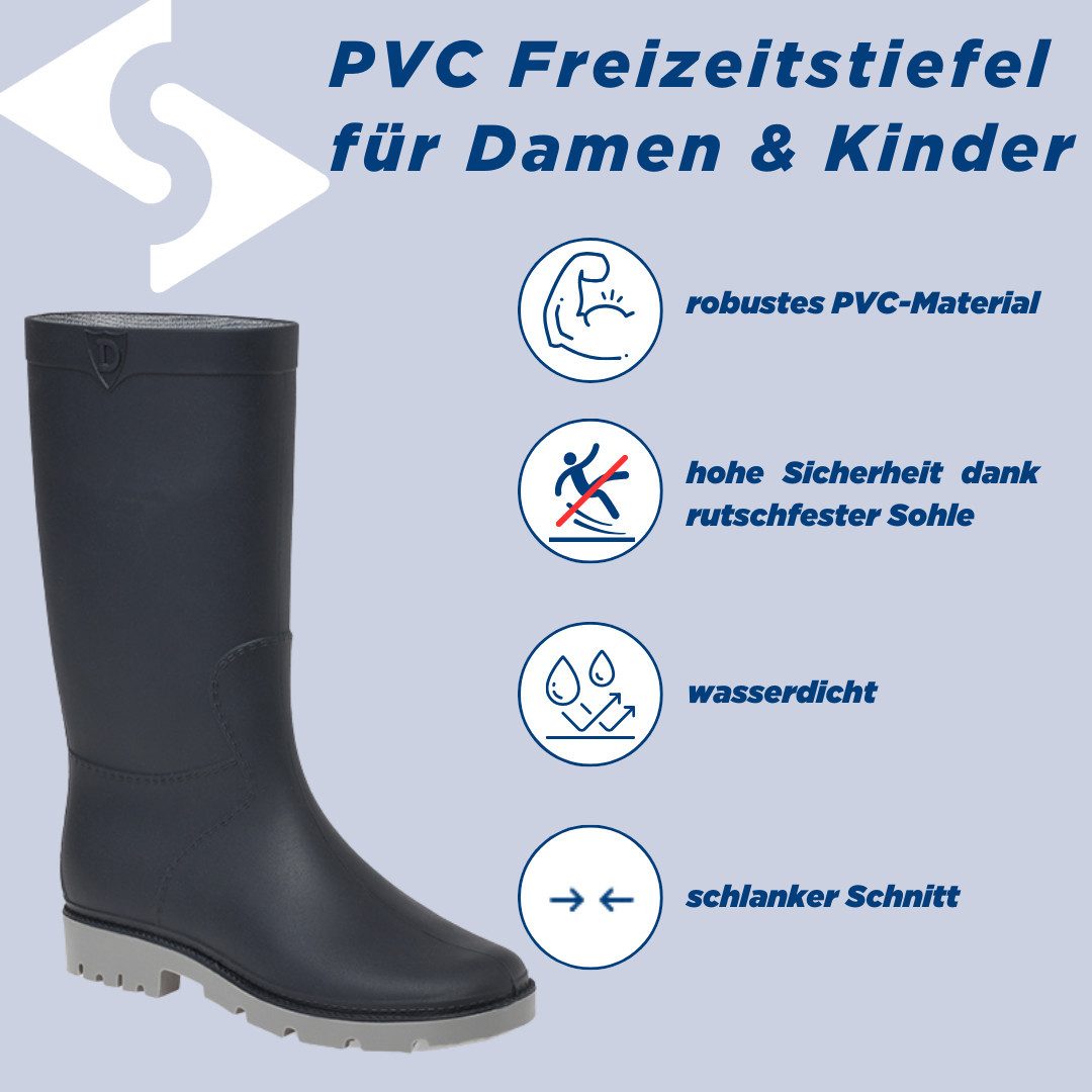 SCHEIBLER WORKWEAR Damen Gummistiefel wasserdicht