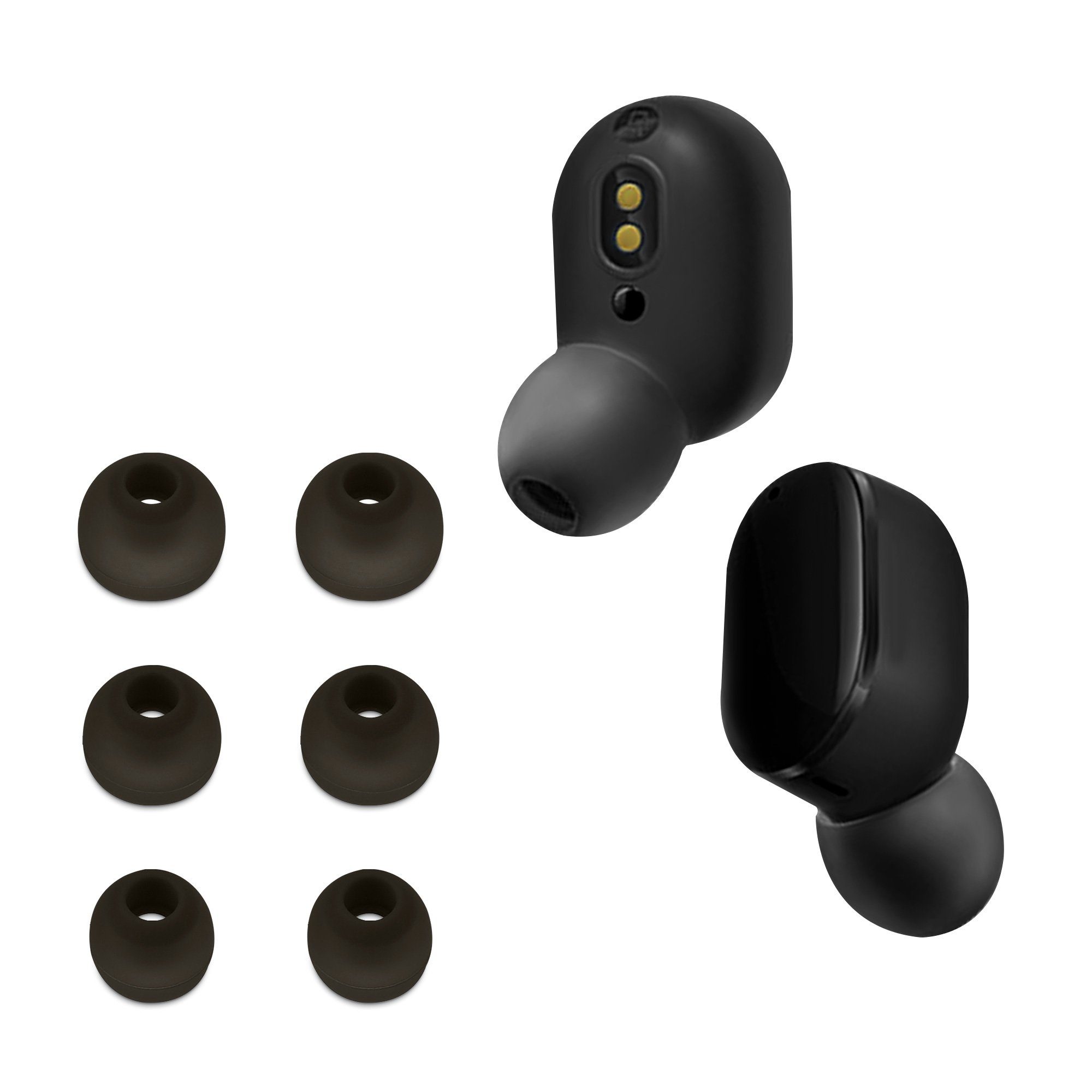 Ohrpolster Größen 3 kwmobile / In-Ear Xiaomi Polster / 2 - Kopfhörer) 6x Silikon (3 für Ohrstöpsel AirDots 1 Redmi
