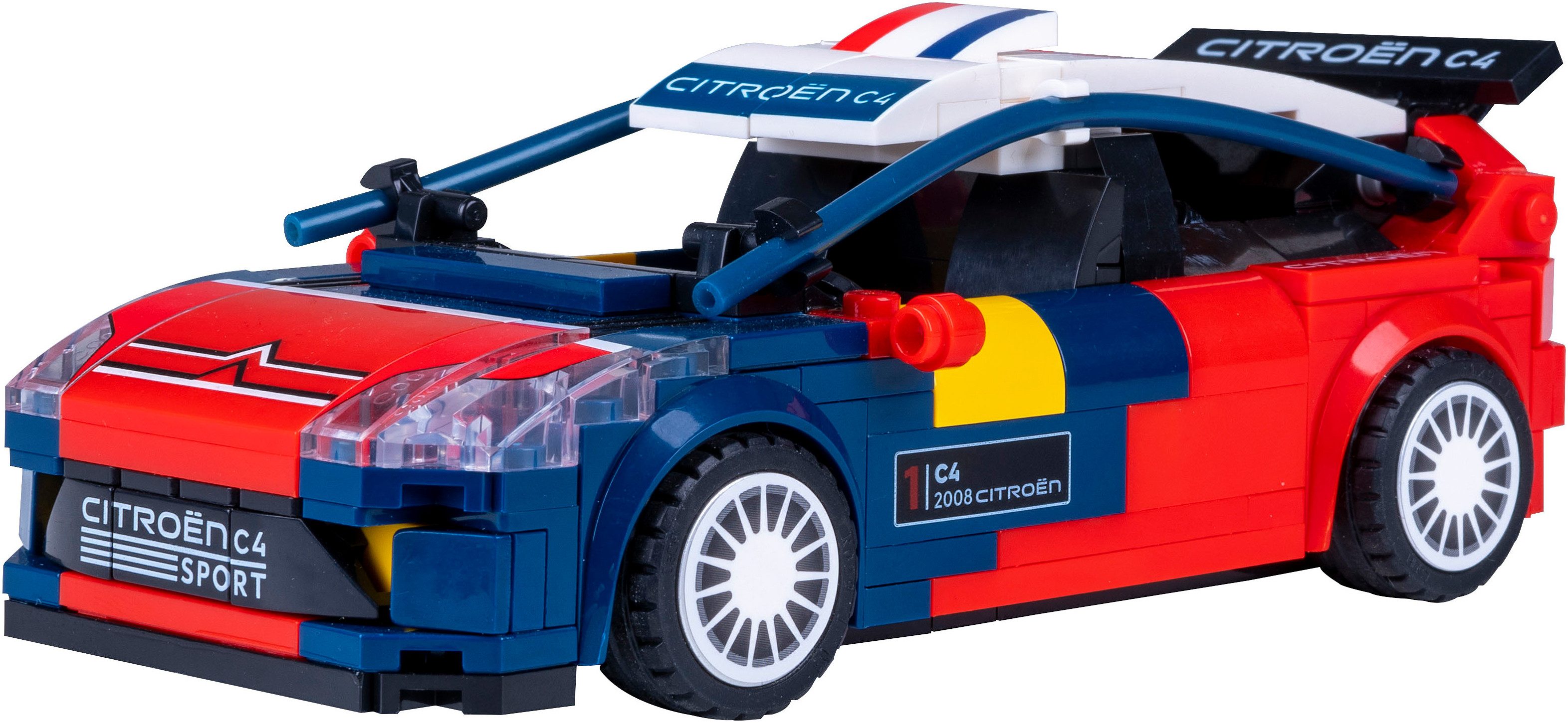 Jamara CaDA, Bricks, 2008 Citroën C4 WRC (402872) Konstruktions-Spielset, (296 St)