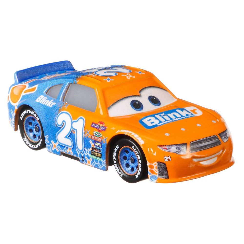 Disney Cars Spielzeug-Rennwagen Speedy Gomet GBY22 Disney Cars Die-Cast 1:55 Mattel Fahrzeuge