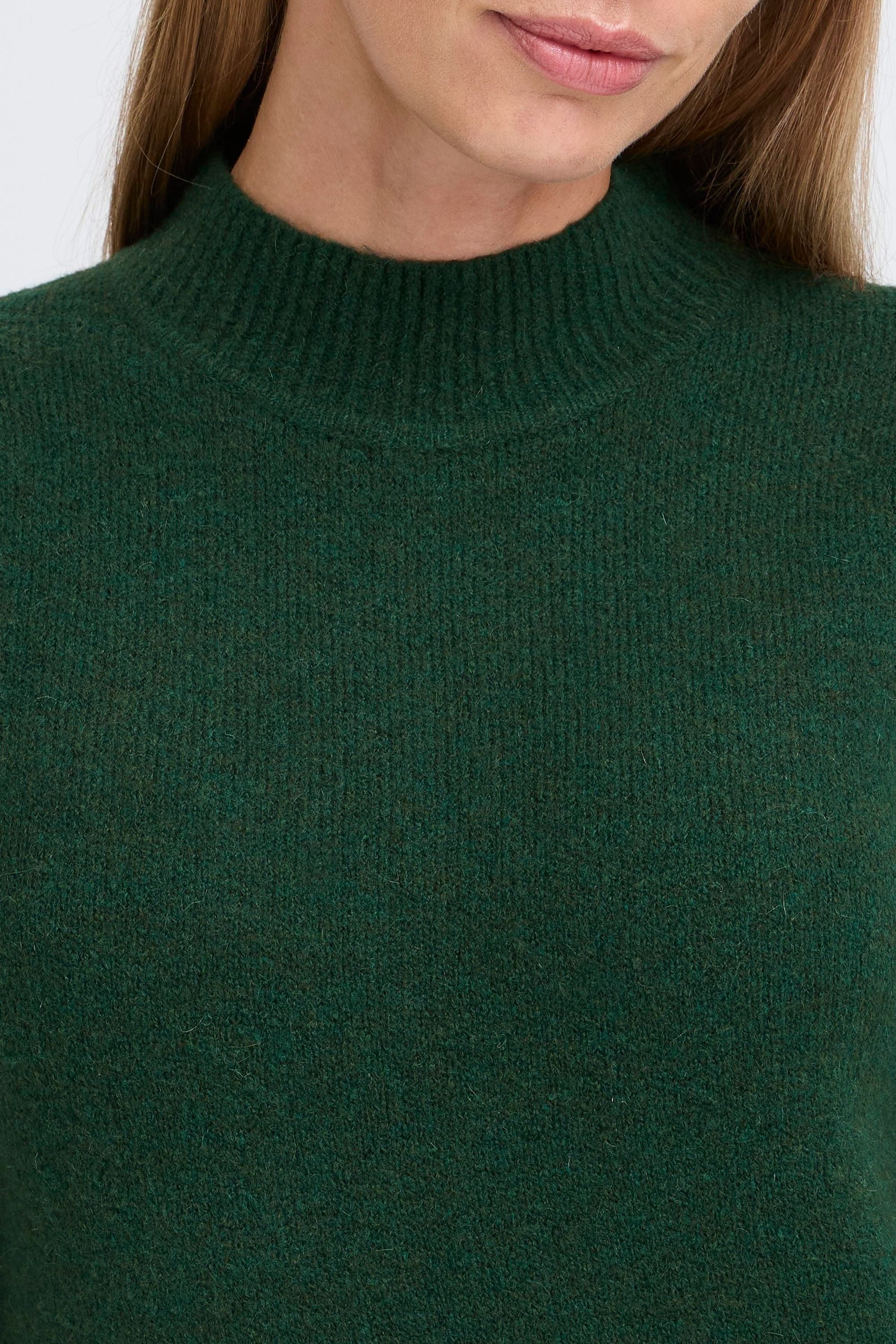OXMO Strickpullover OXSif Modischer Kurzarm-Pullover