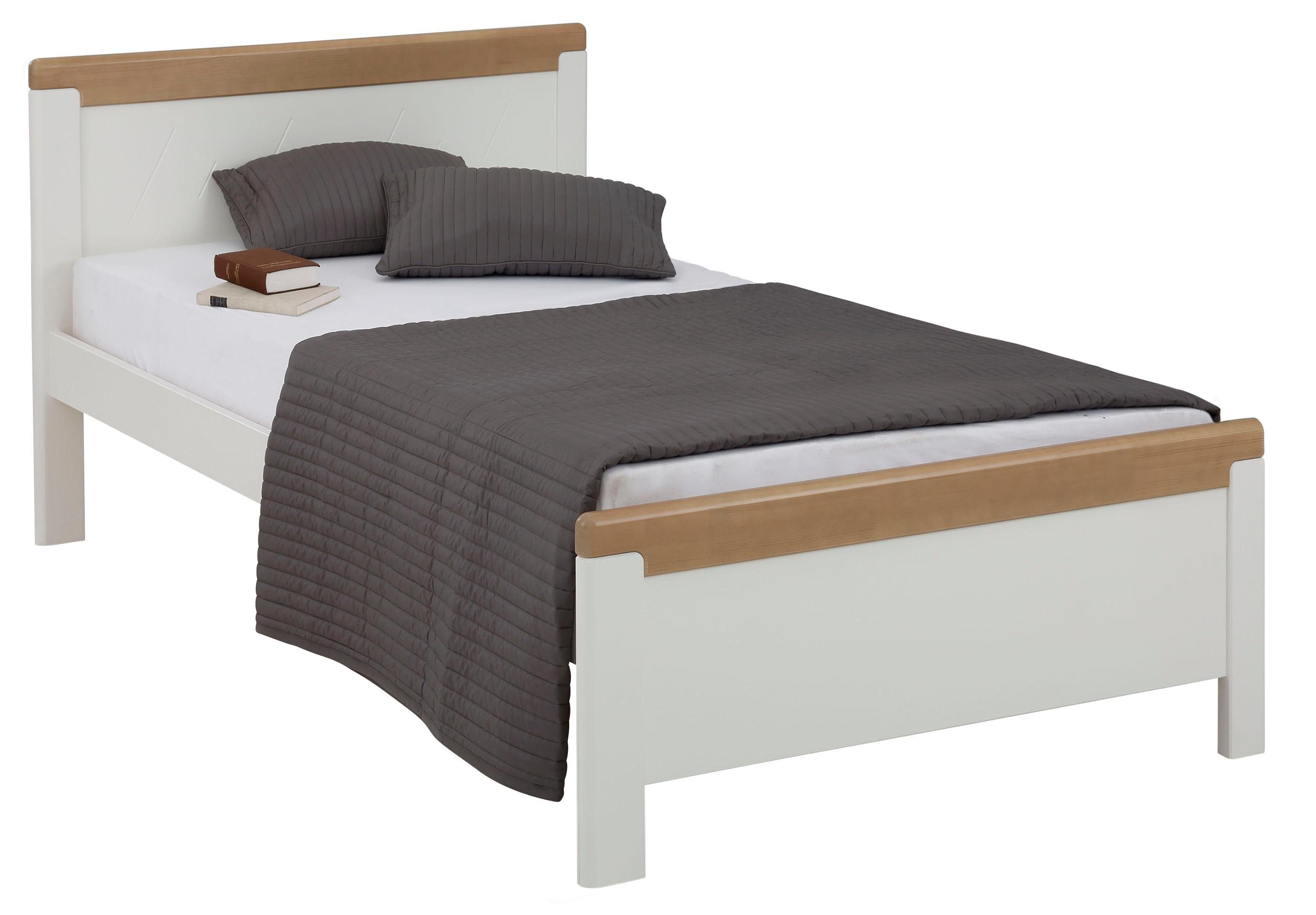 OTTO home Holzbett "CARITA", mit praktischem Rollrost, aus massivem Kiefernholz – Bild 4 von 5